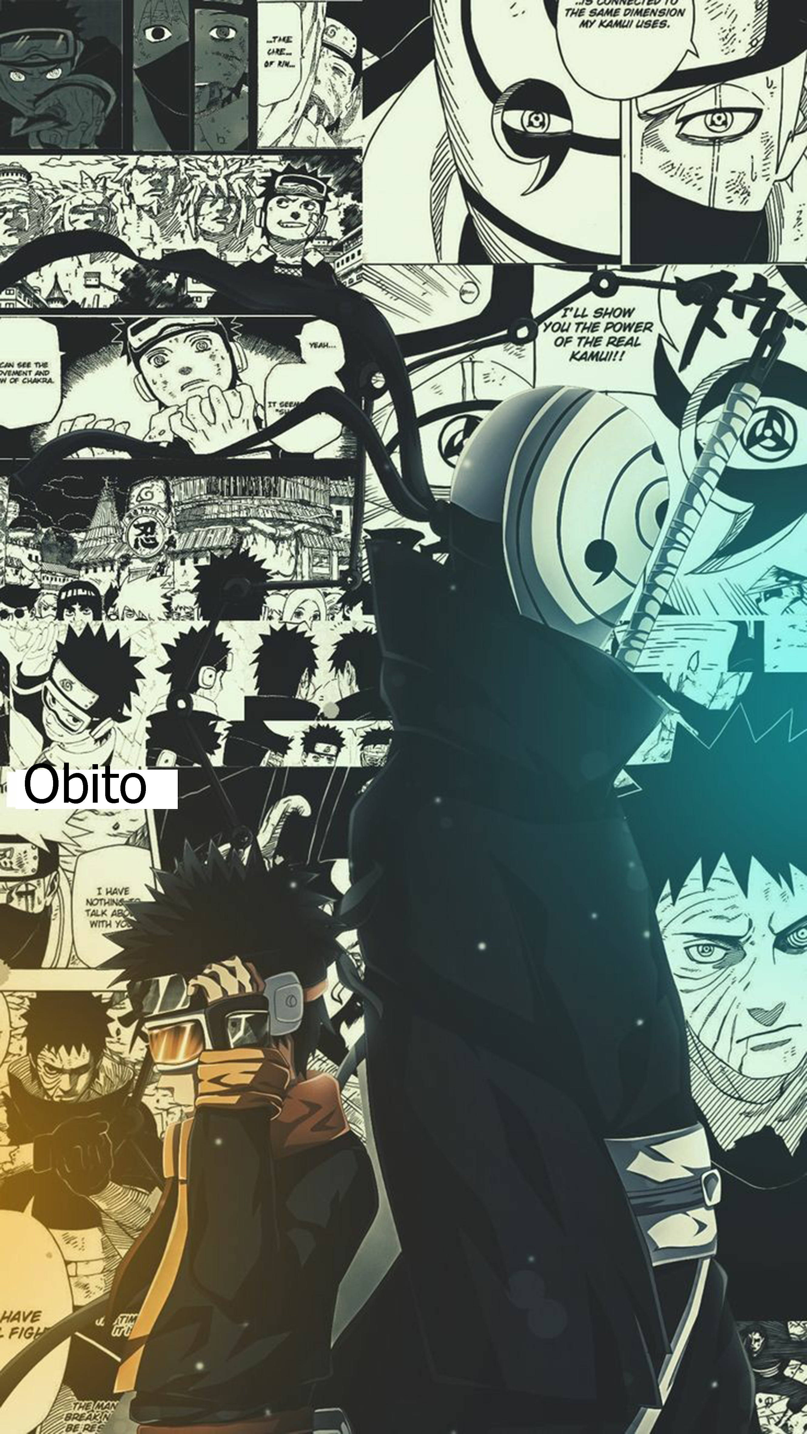 Obito Uchiha phiên bản manga 4K Hình nền