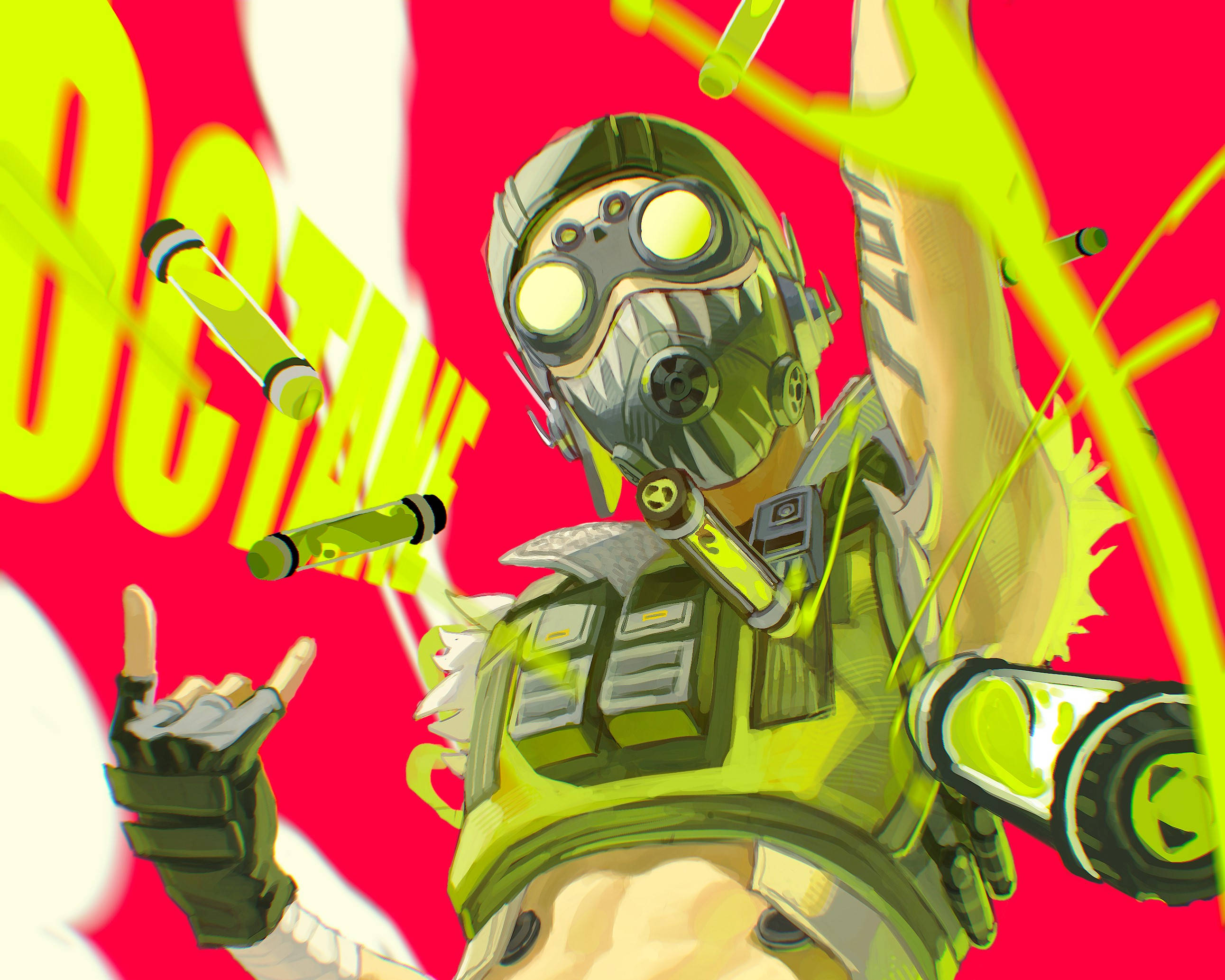 Octane Apex Legends Xanh Neon Hình nền