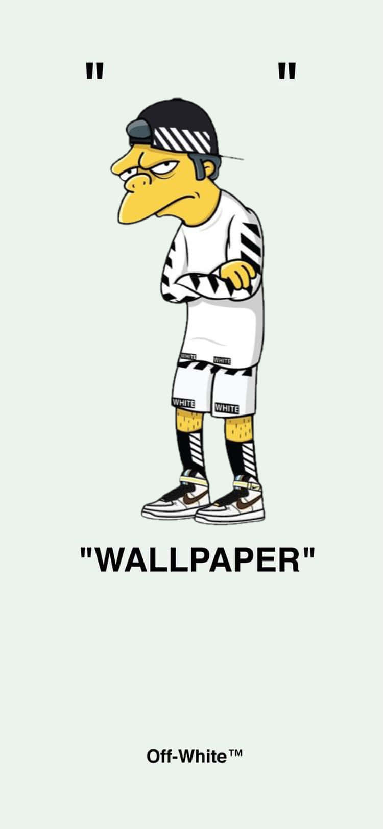 Off White iPhone The Simpsons Hình nền