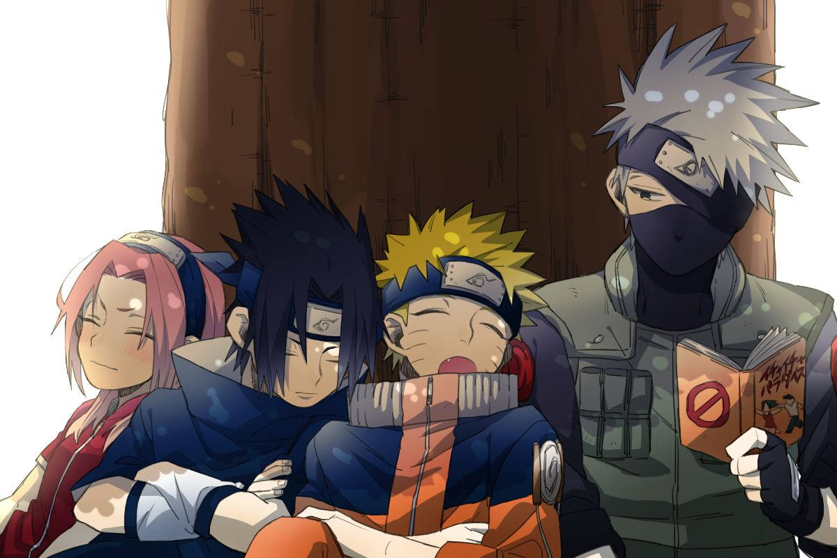 Đội 7 Naruto Dễ Thương Hình nền