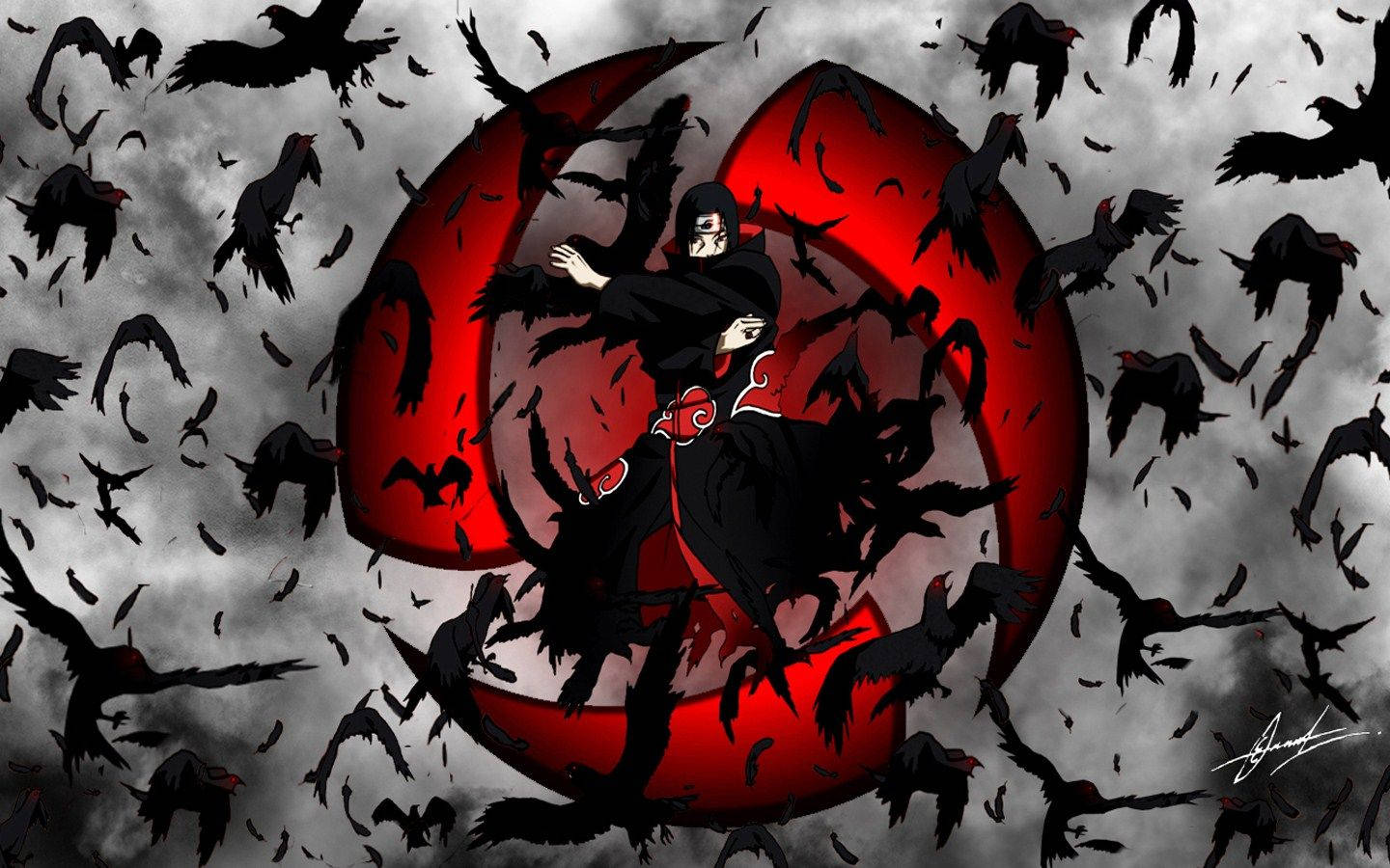 Đôi khi Ánh sáng có thể bị nhầm với Bóng tối - Itachi Hình nền