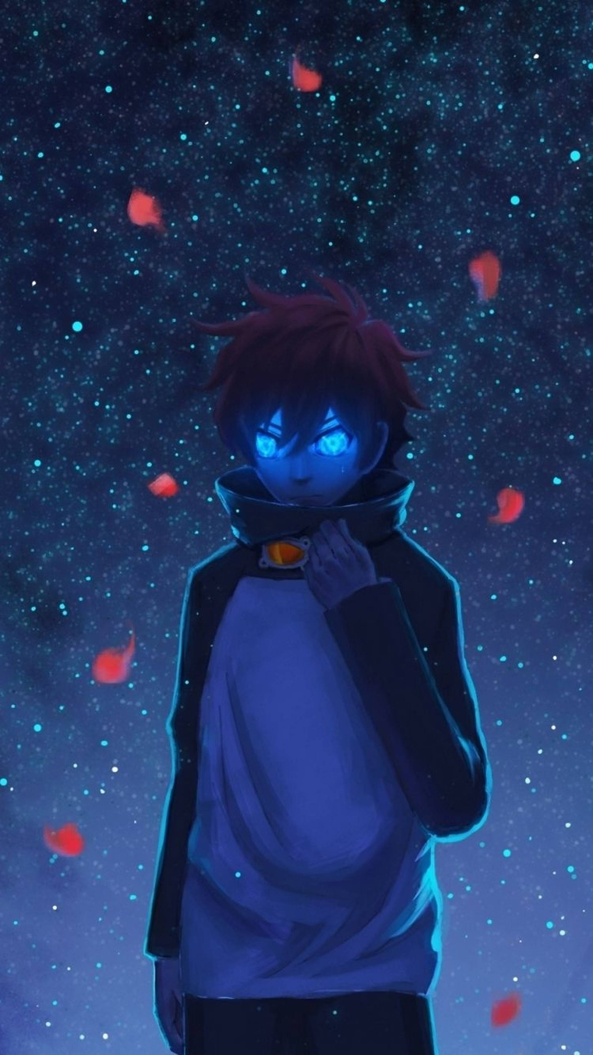 Đôi Mắt Phát Sáng Anime iPhone Hình nền