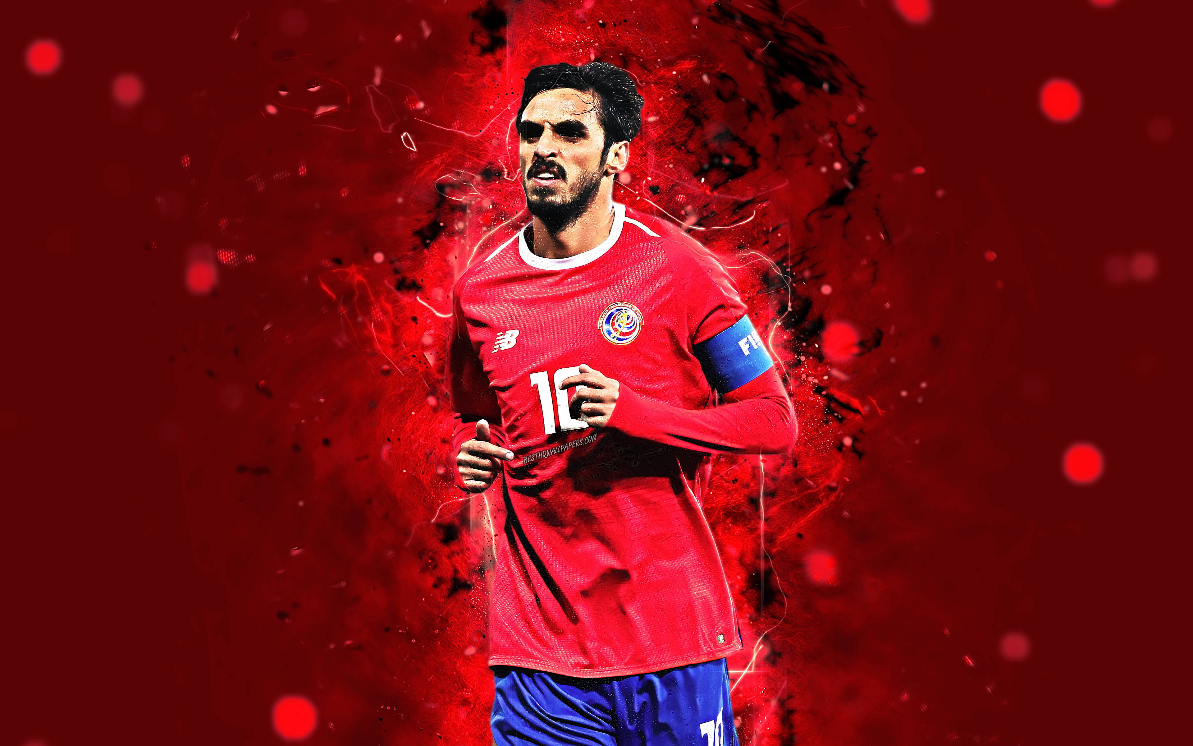 Đội trưởng đội tuyển bóng đá quốc gia Costa Rica Bryan Ruiz Hình nền