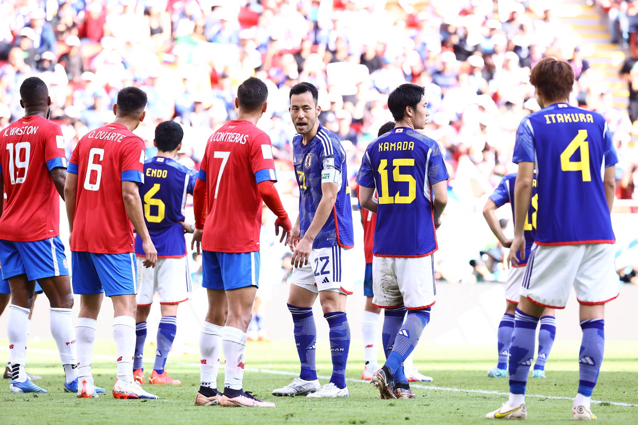 Đội tuyển bóng đá quốc gia Nhật Bản đối đầu Costa Rica Hình nền