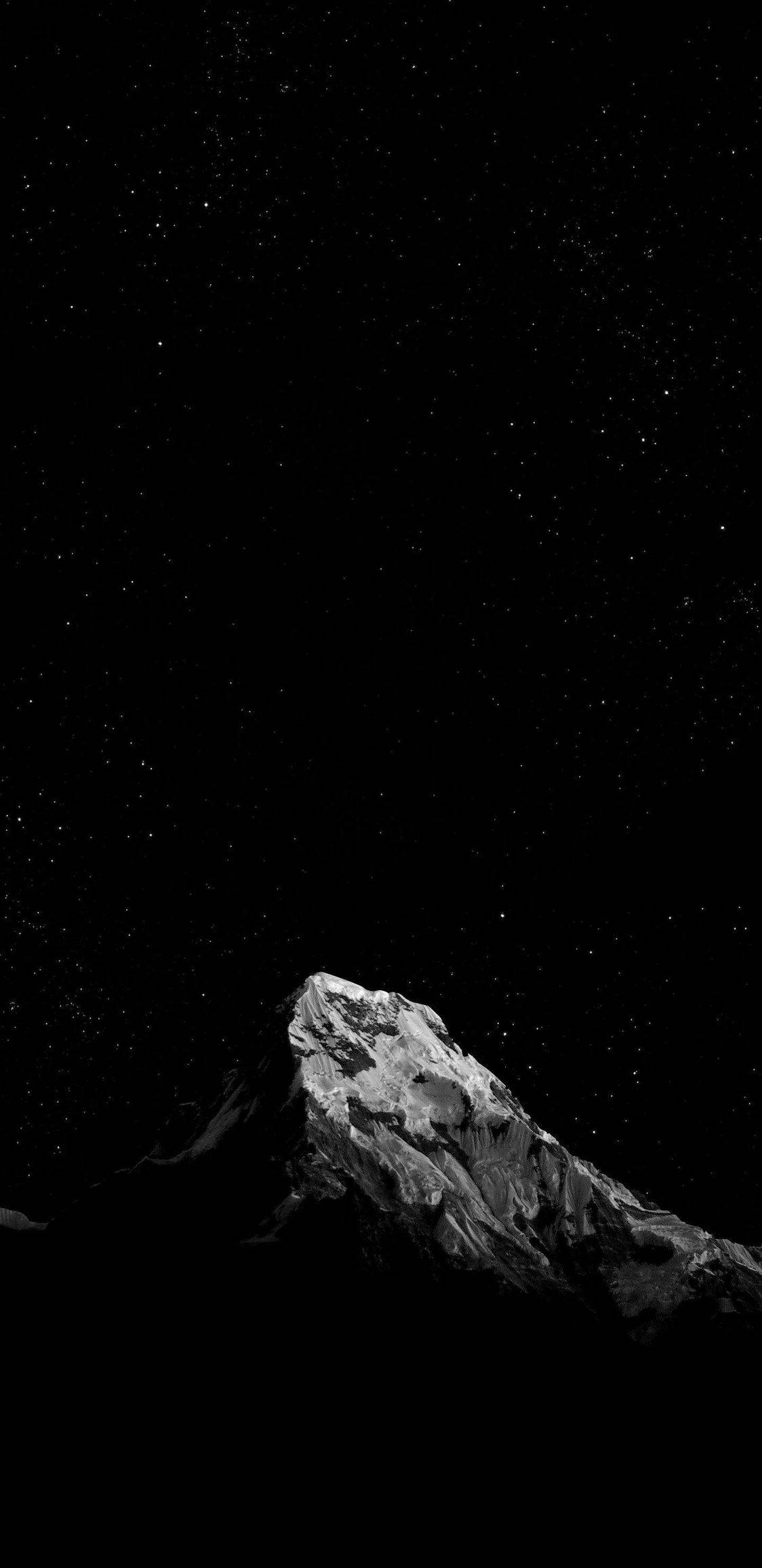 OLED Snowy Mountain Hình nền