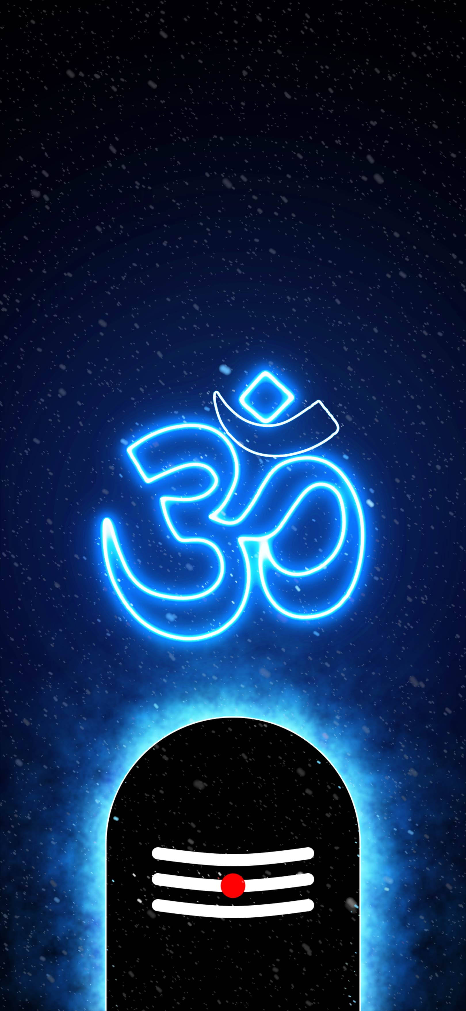 Om xanh neon Hình nền