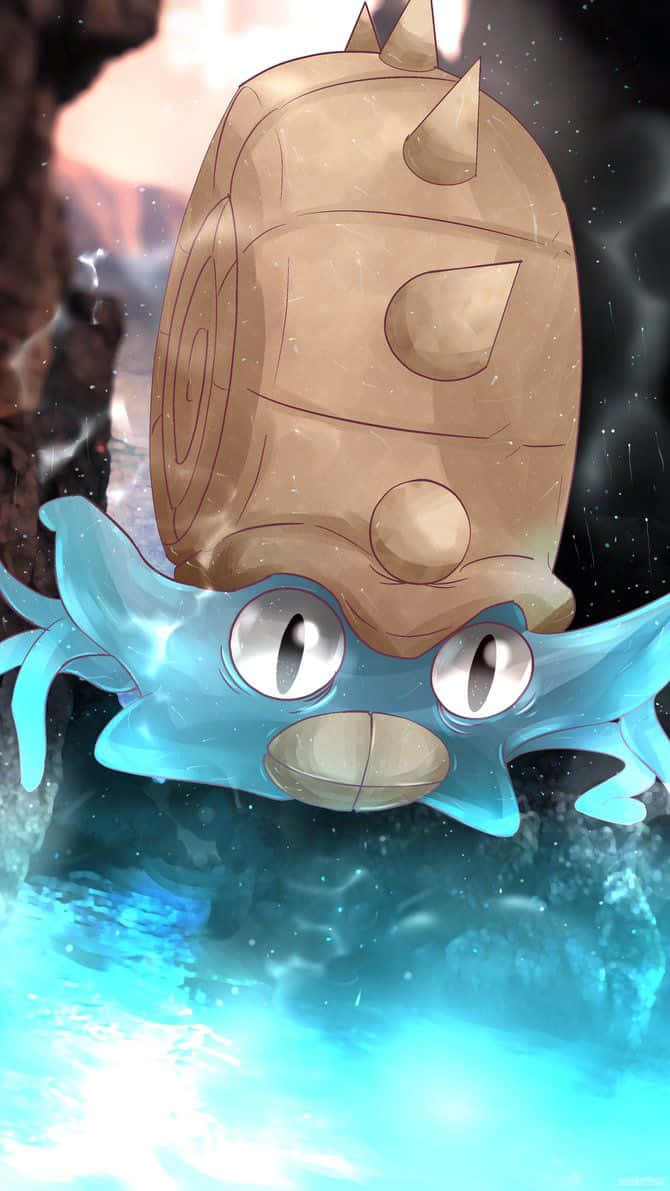 Omastar trên bề mặt phát sáng Hình nền