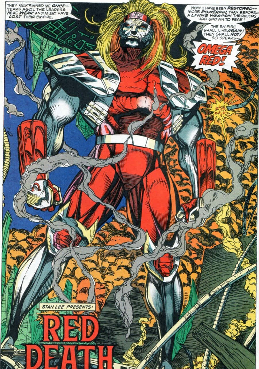 Omega Red – Tên Phản Diện Đột Biến Hung Tợn Hình nền