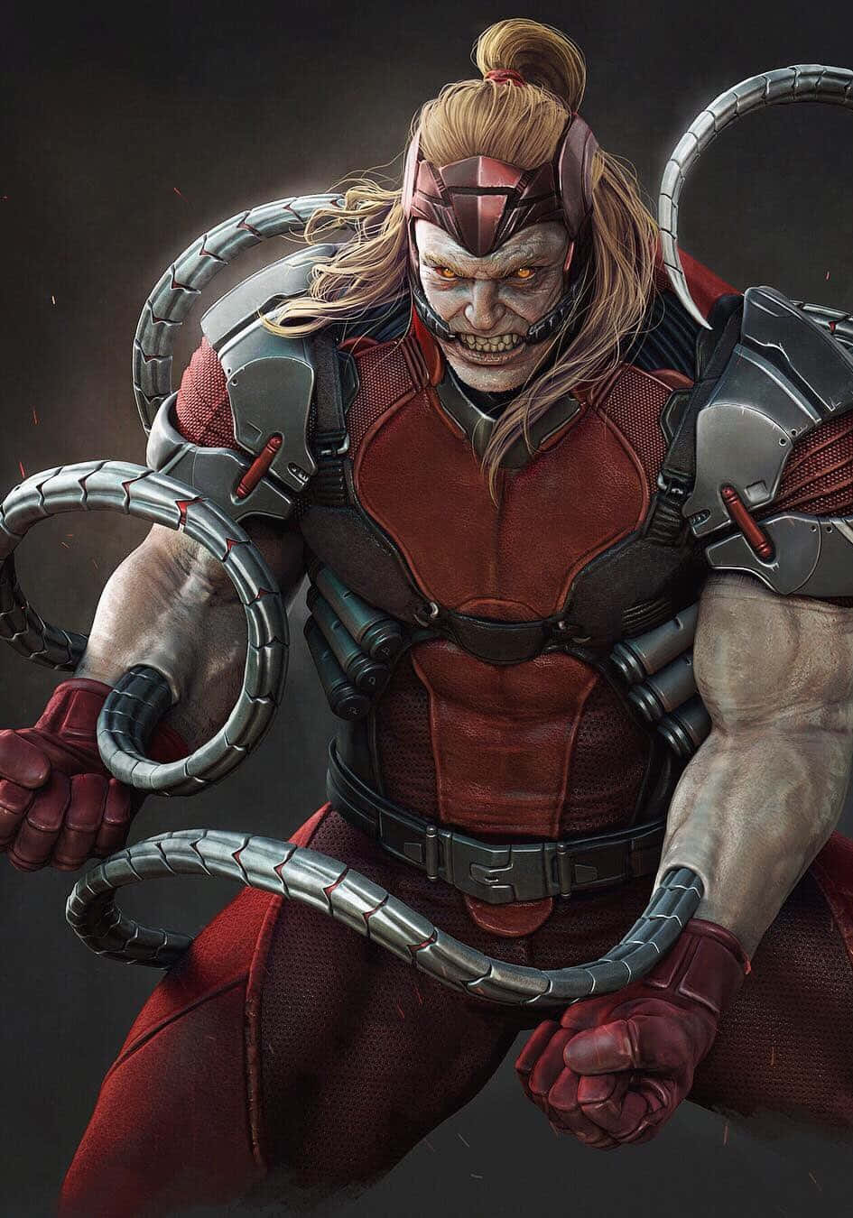 Omega Red tung ra sức mạnh chết chóc Hình nền