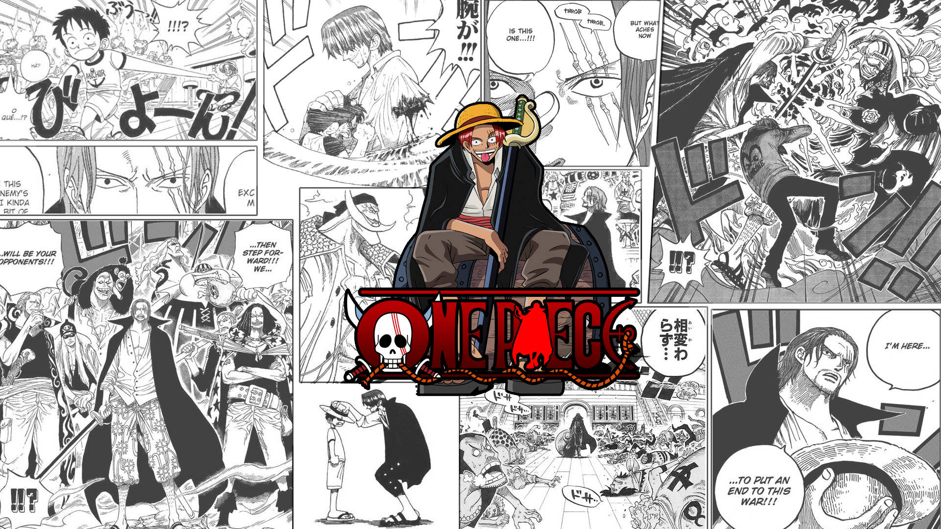 One Piece 4K Fan Art Shanks Hình nền