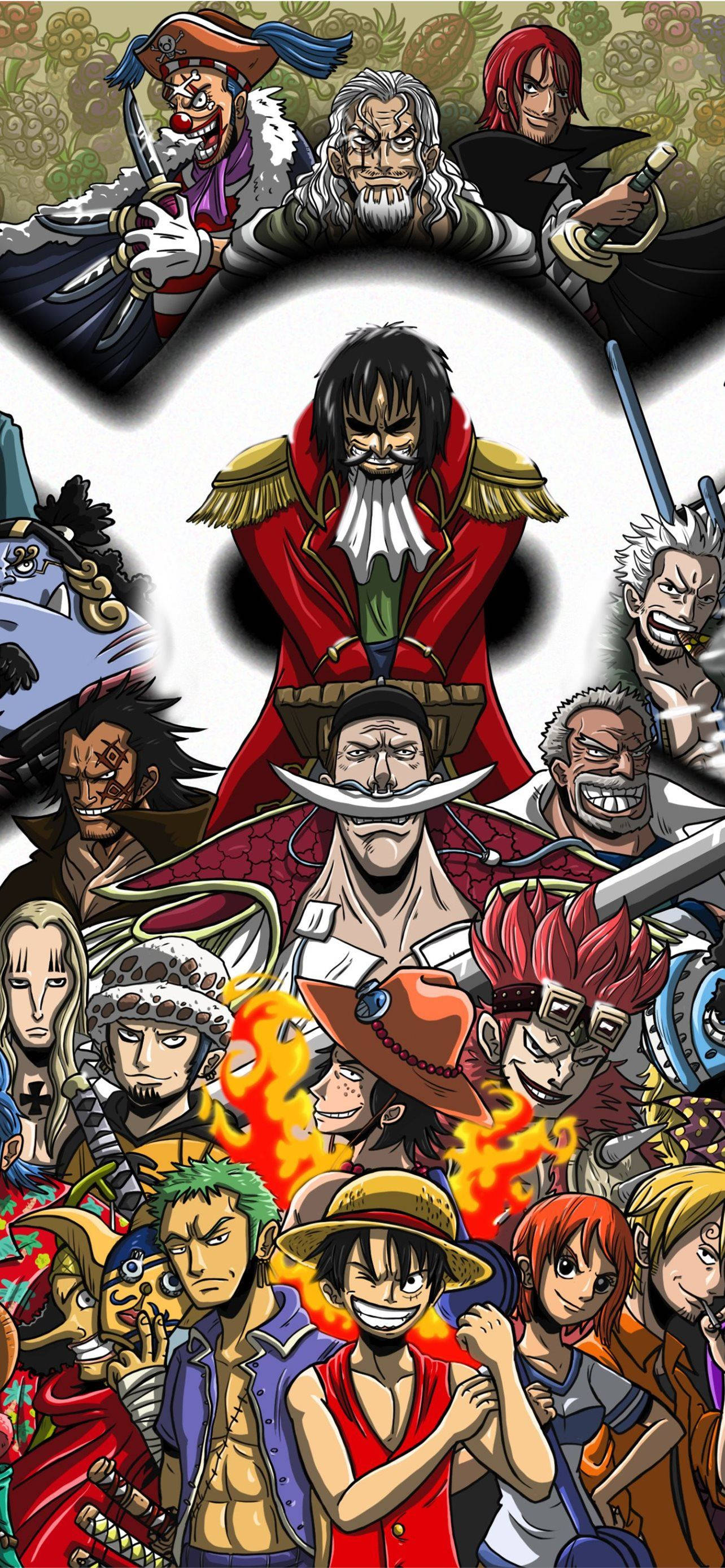 One Piece 4K Nhân Vật Hải Tặc Hình nền