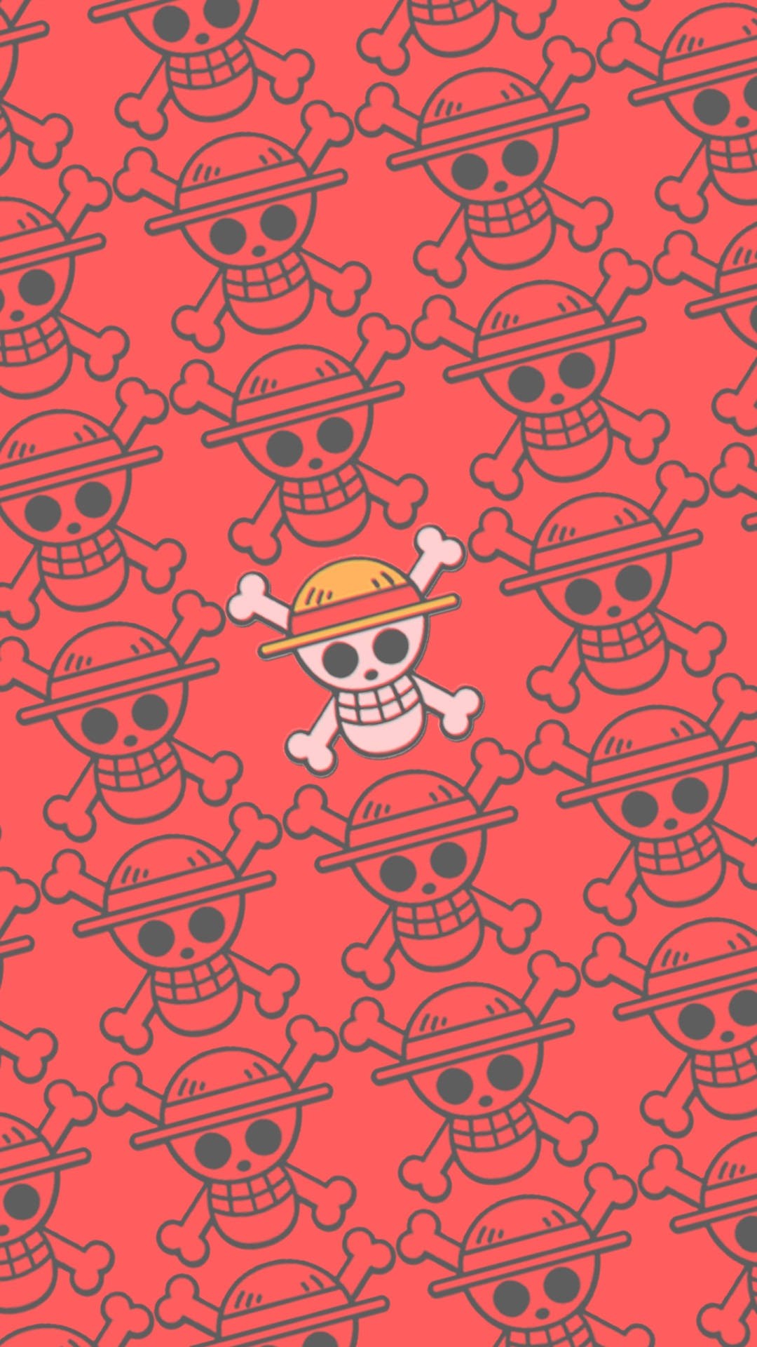One Piece Điện Thoại Jolly Roger Ghép Hình Hình nền