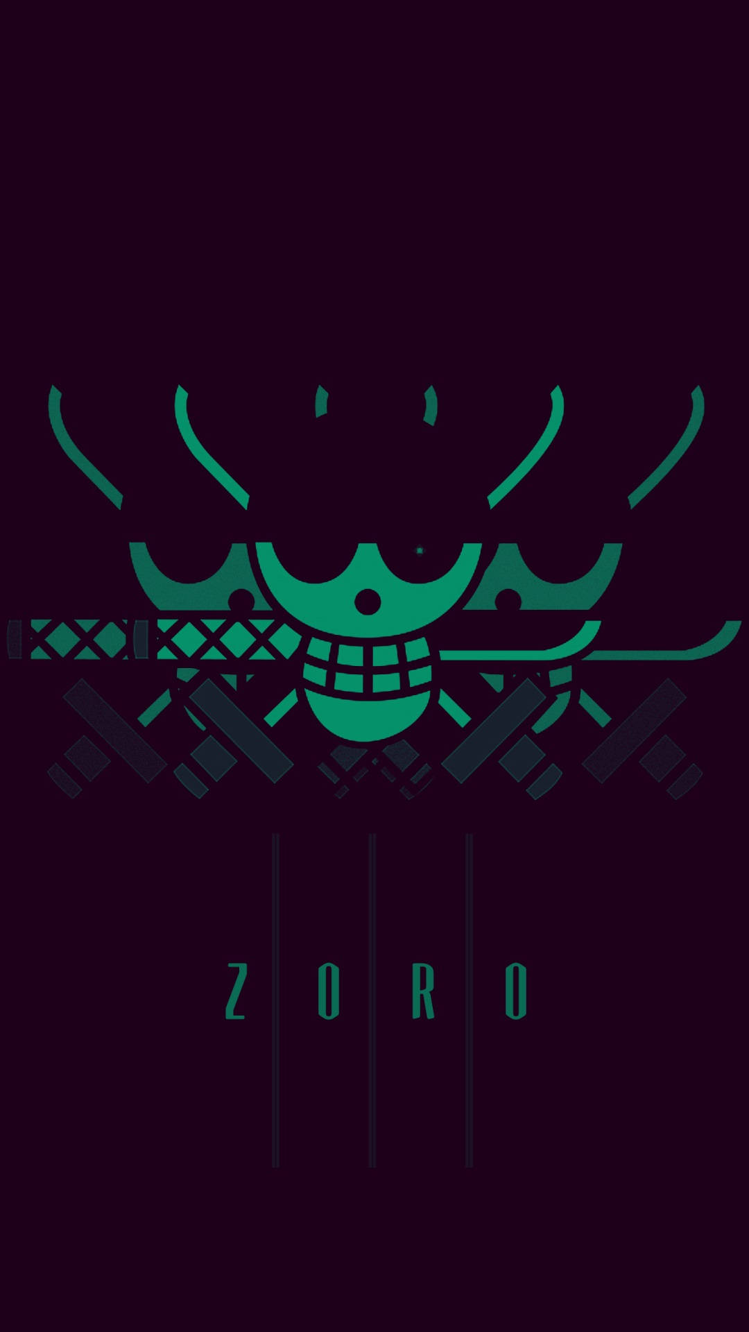 One Piece Điện thoại Zoro Jolly Roger Hình nền