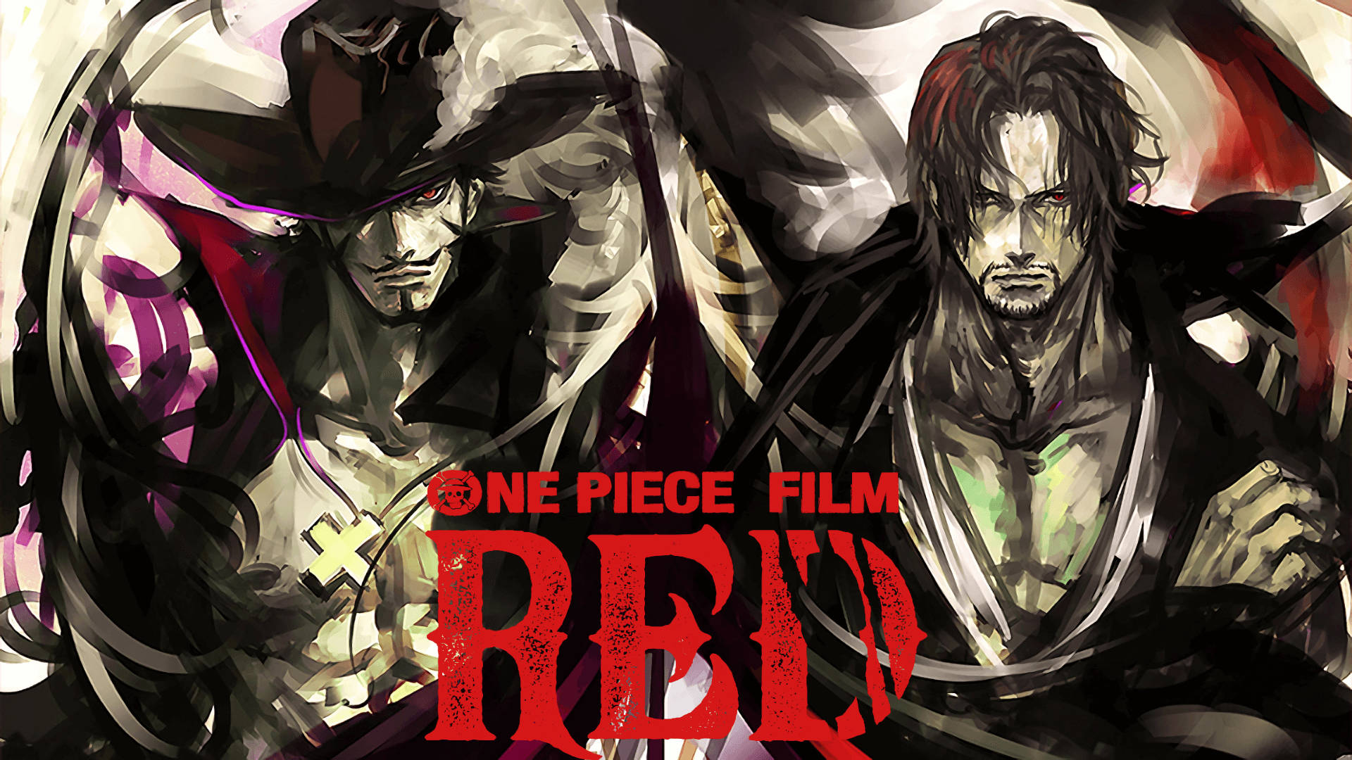 One Piece Film Red Shanks Và Mihawk Hình nền