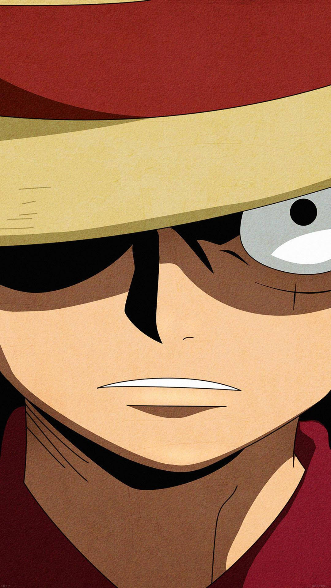 One Piece Điện thoại Cận cảnh Luffy Hình nền