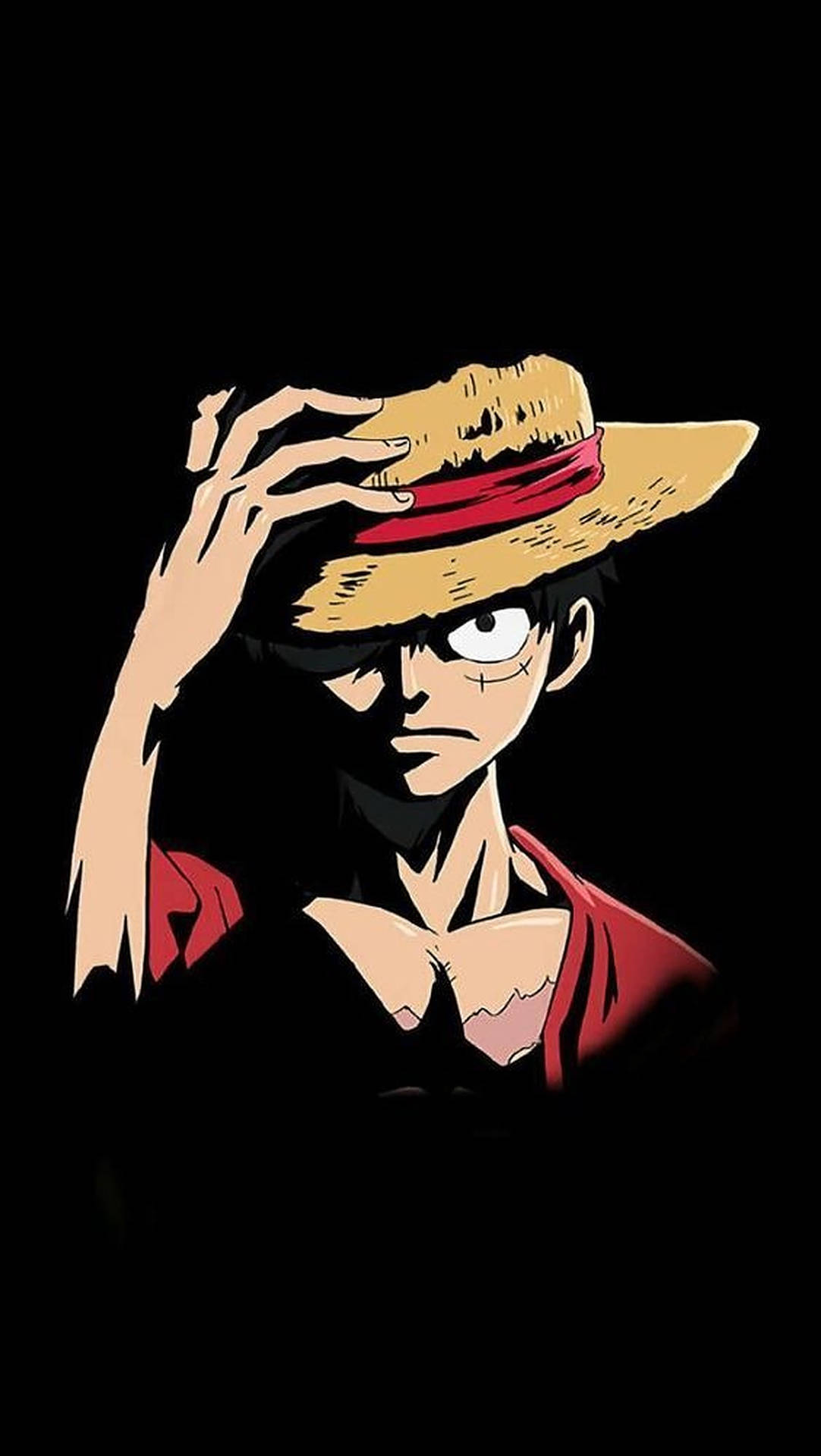 Hình nền One Piece Luffy mãnh liệt cho iPhone
