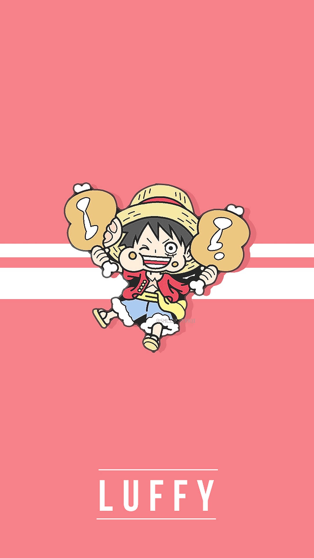 Hình nền One Piece Luffy dễ thương iPhone
