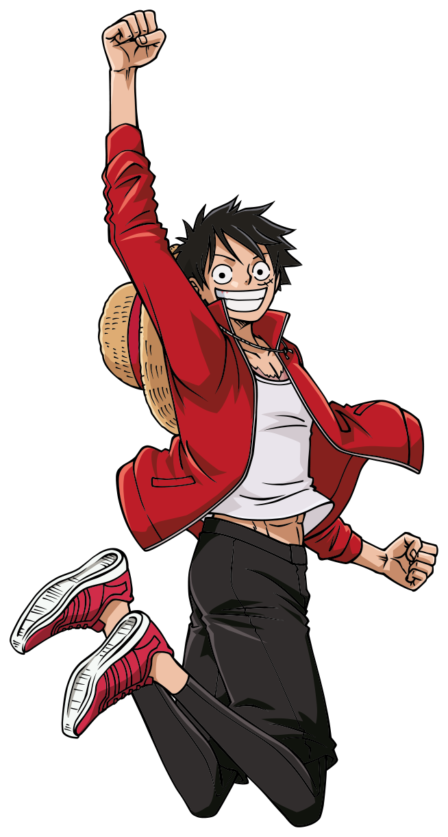 One Piece Luffy Tư Thế Chiến Thắng Hình nền