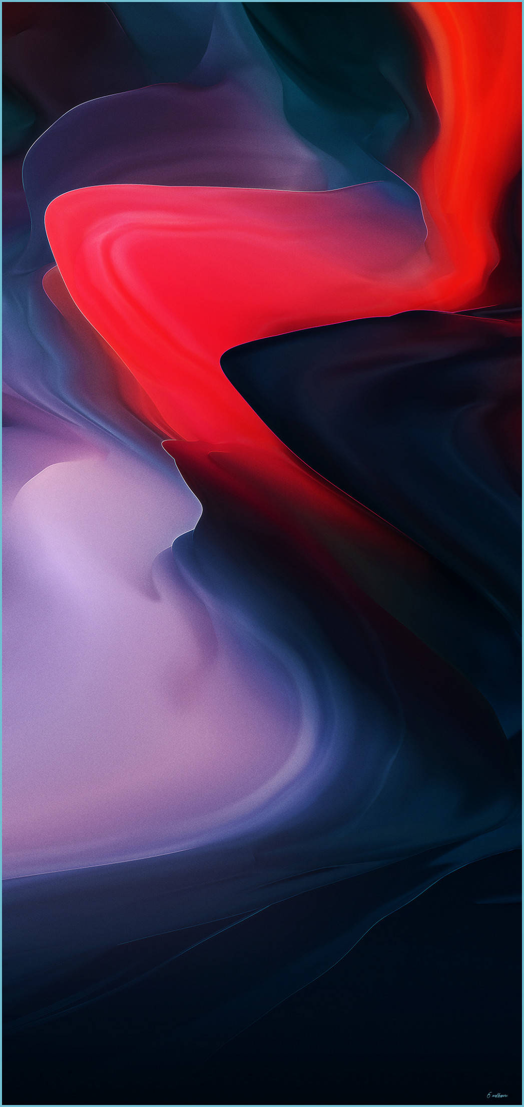 "OnePlus 9 Pro thanh lịch với thiết kế trừu tượng đỏ sẫm" Hình nền