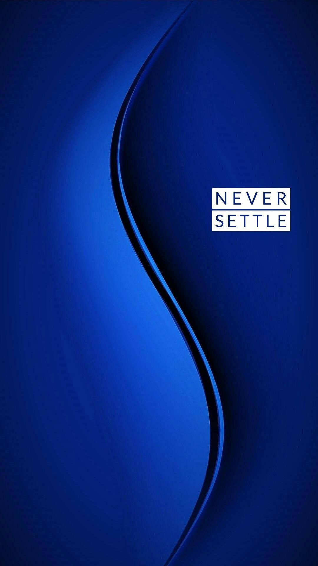 OnePlus Blue Curve Hình nền