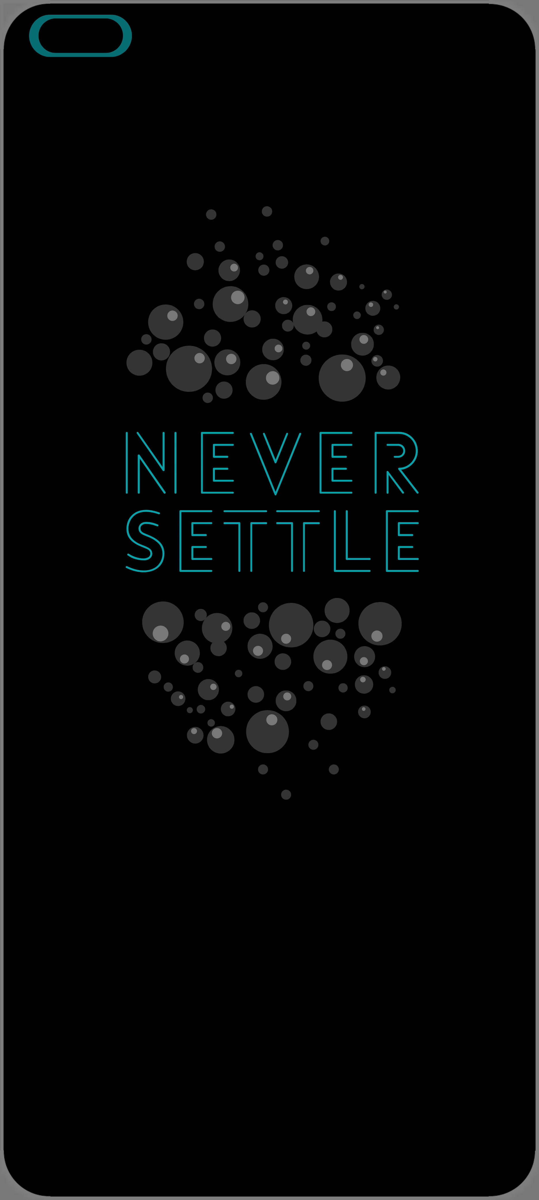 OnePlus Nord Never Settle Bong Bóng Hình nền