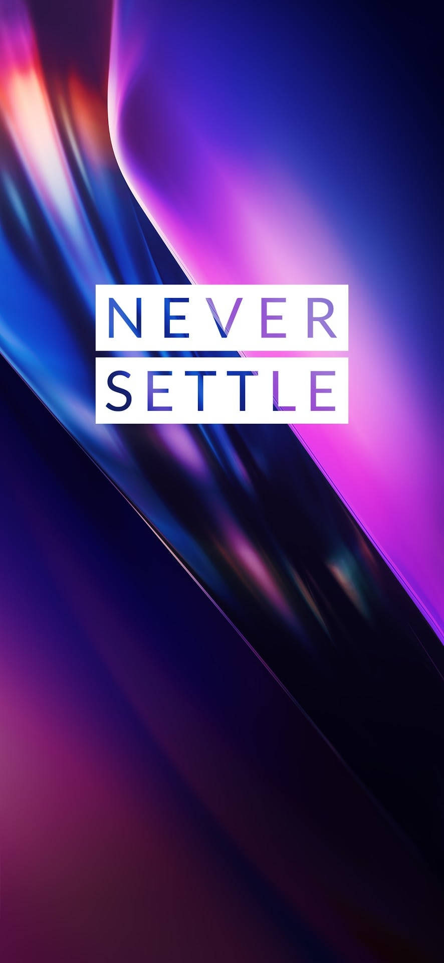 OnePlus Violet Never Settle Hình nền
