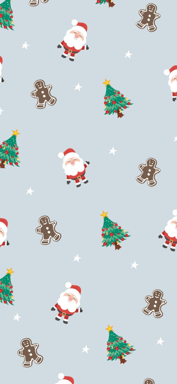Ông già Noel Giáng sinh đơn giản Hình nền