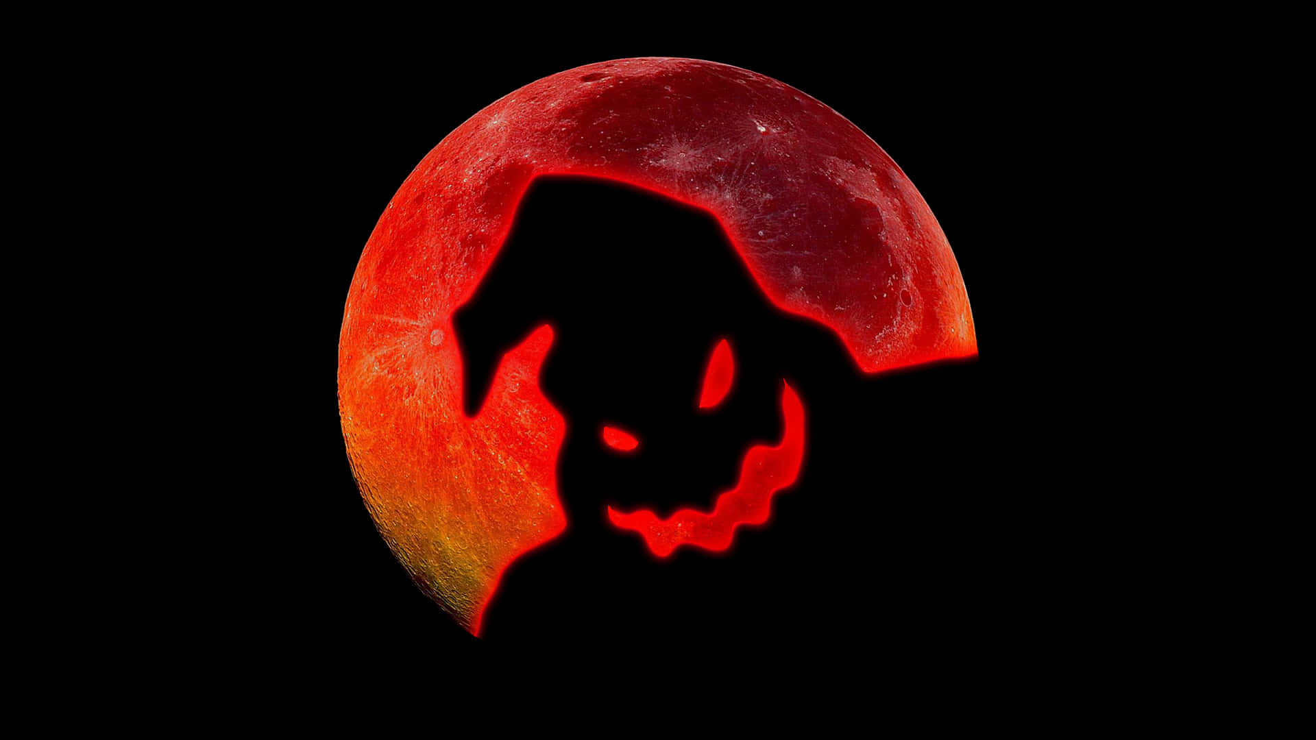 Oogie Boogie Trăng Đỏ Hình nền