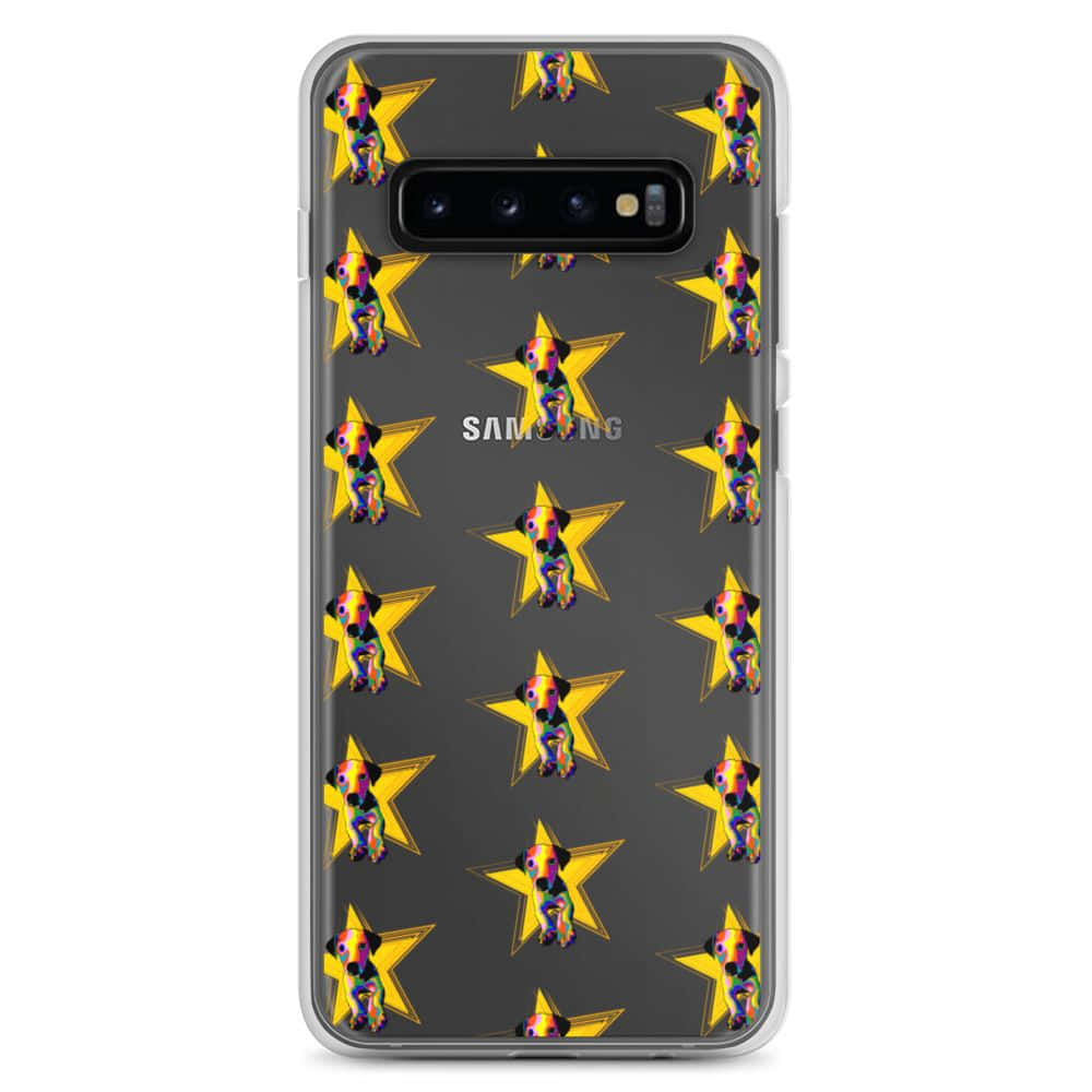 Ốp lưng Samsung Galaxy S10 họa tiết ngôi sao màu vàng Hình nền
