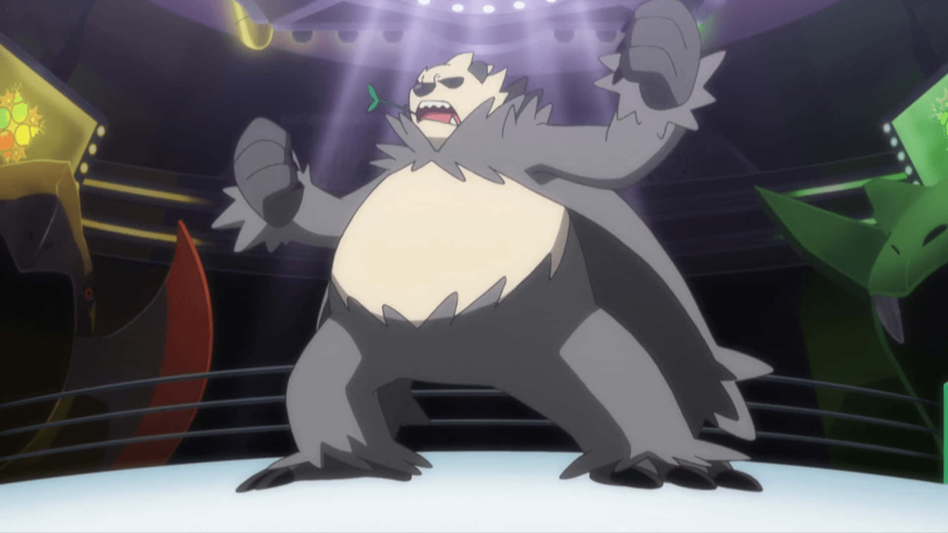 Pangoro trên võ đài chiến đấu Hình nền