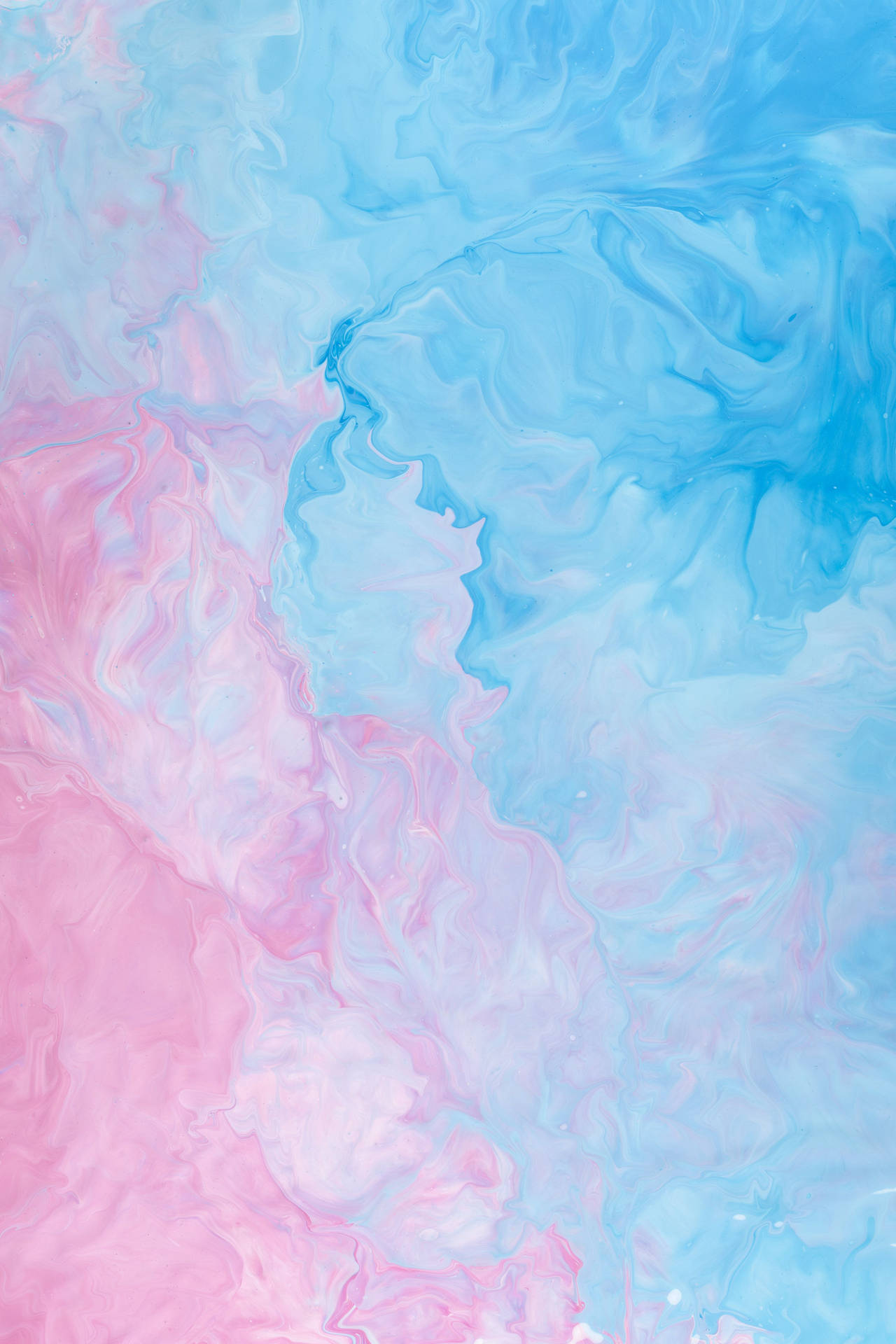 Pastel iPad Xanh Và Hồng Hòa Quyện