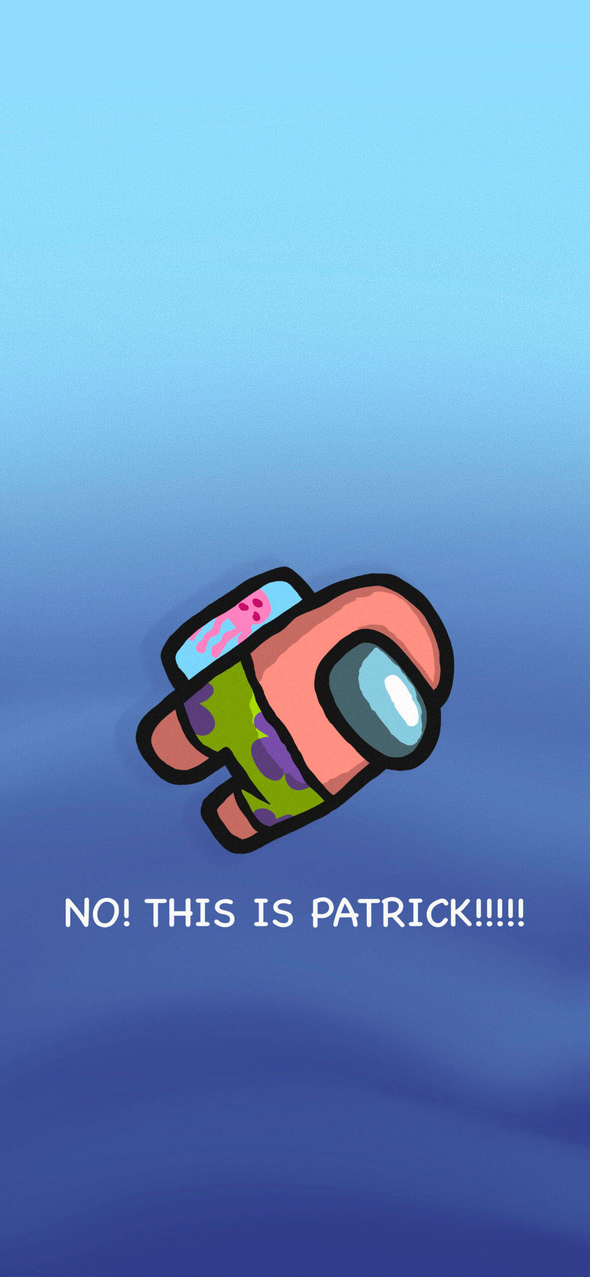 Patrick Star Kết hợp Among US 4K Hình nền