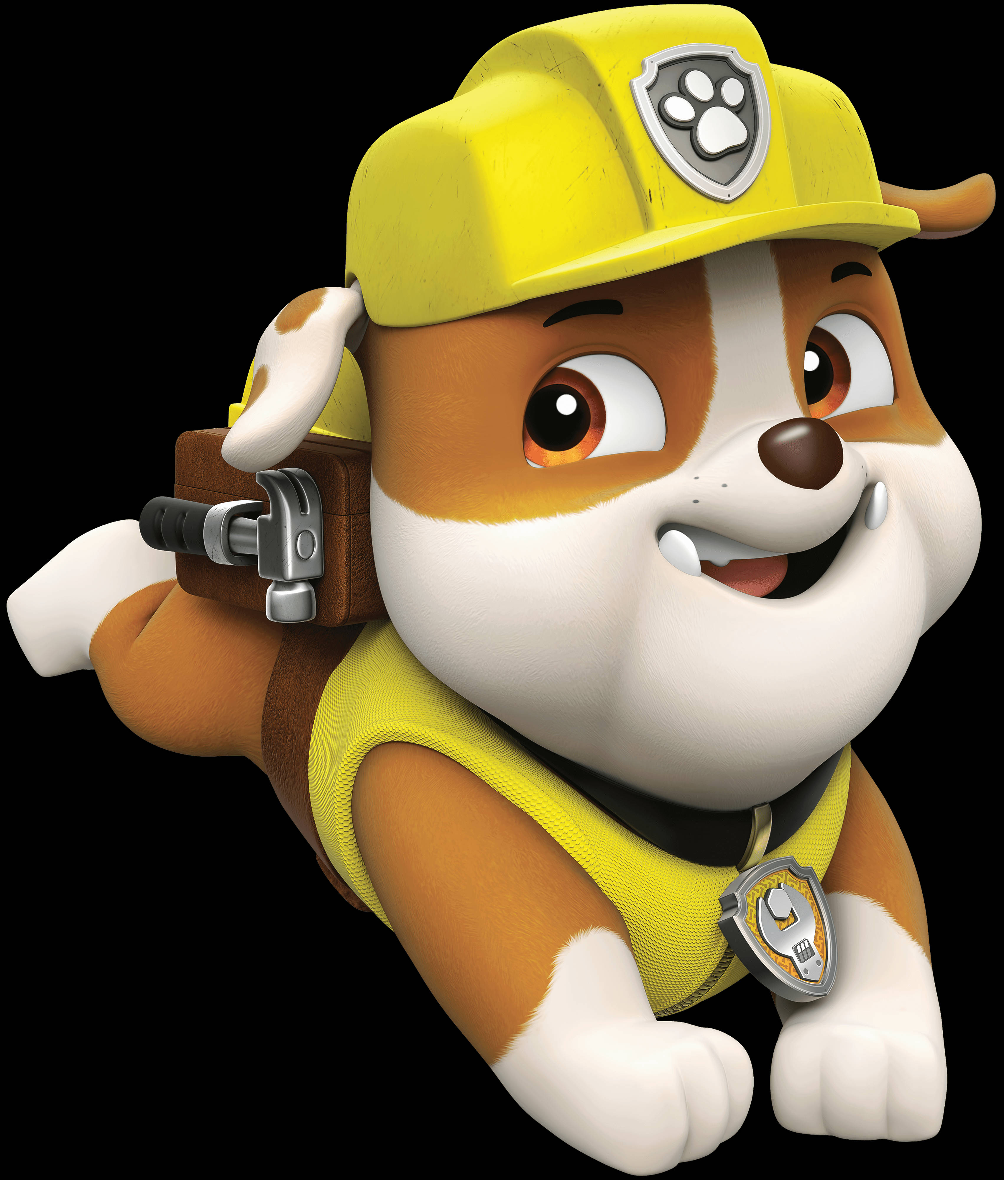 Paw Patrol Rubble Với Hộp Dụng Cụ Hình nền