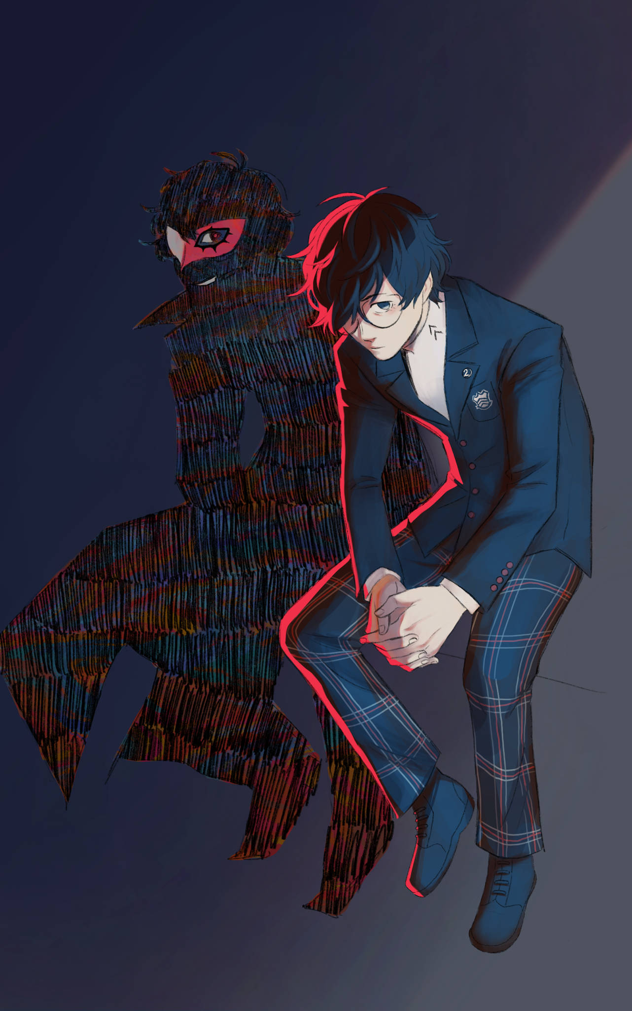 Persona 5 Royal Joker Trong Bóng Tối Hình nền