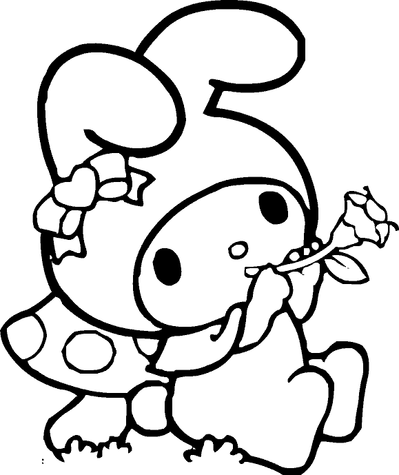 Phác thảo tô màu My Melody Hình nền