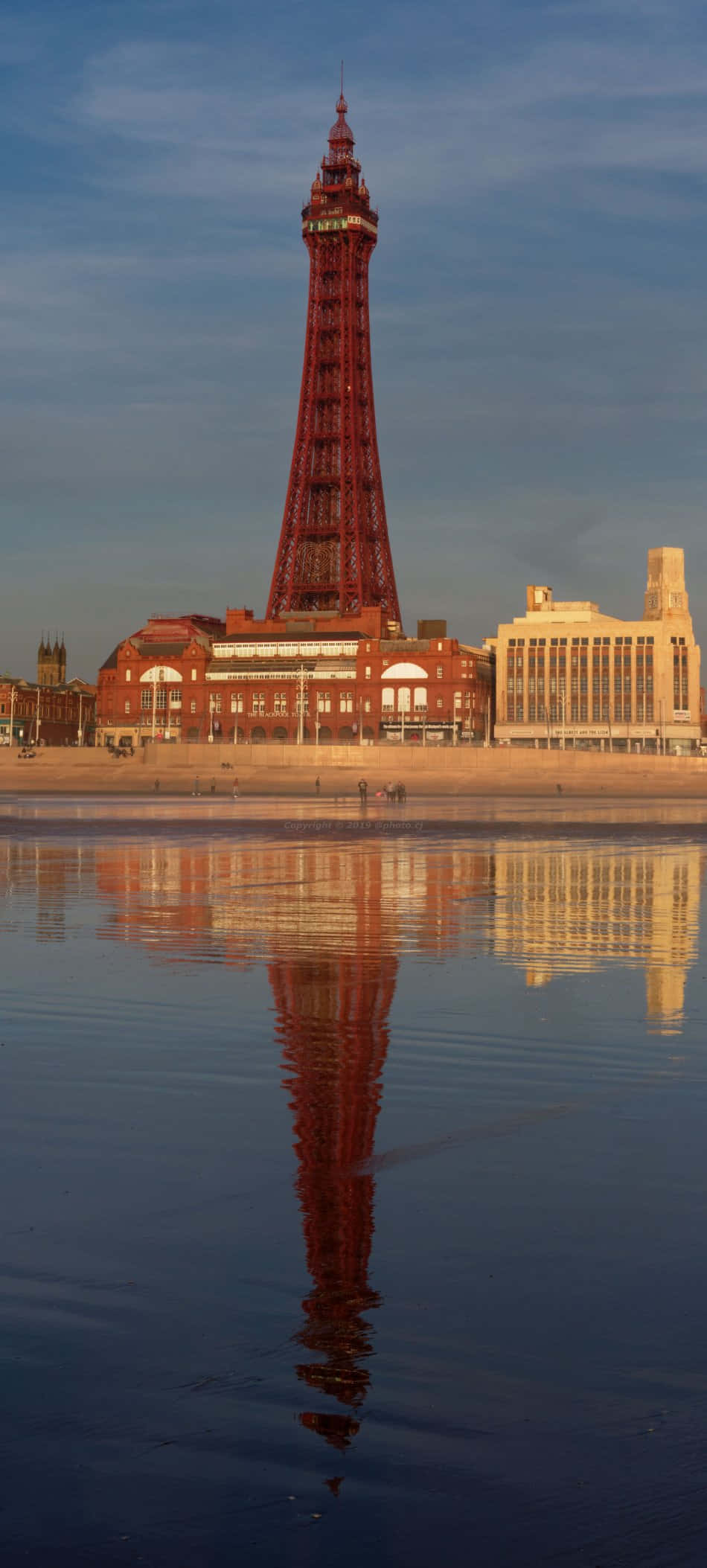 Phản chiếu của Tháp Blackpool Hình nền