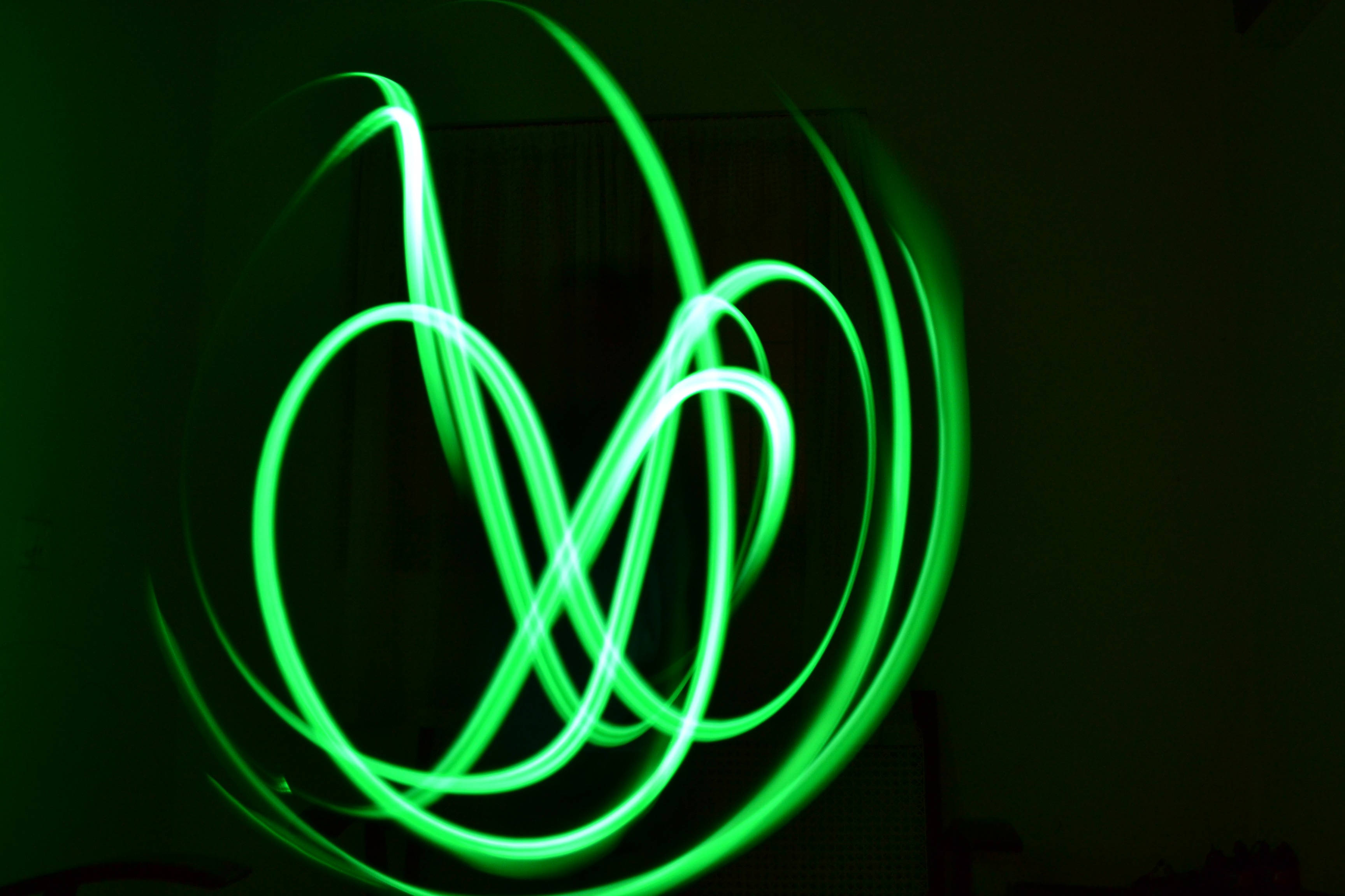 Phát Sáng Trong Bóng Tối Neon Xanh Lá Hình nền