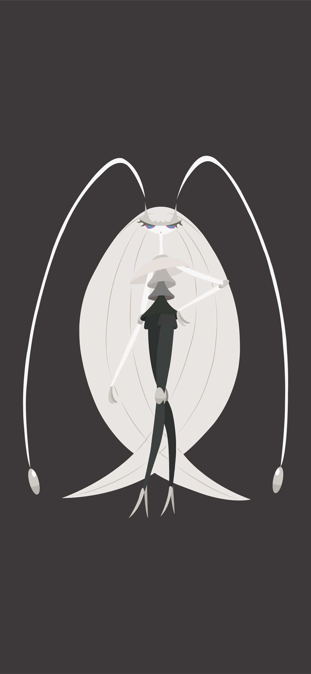 Pheromosa trên nền xám đậm Hình nền