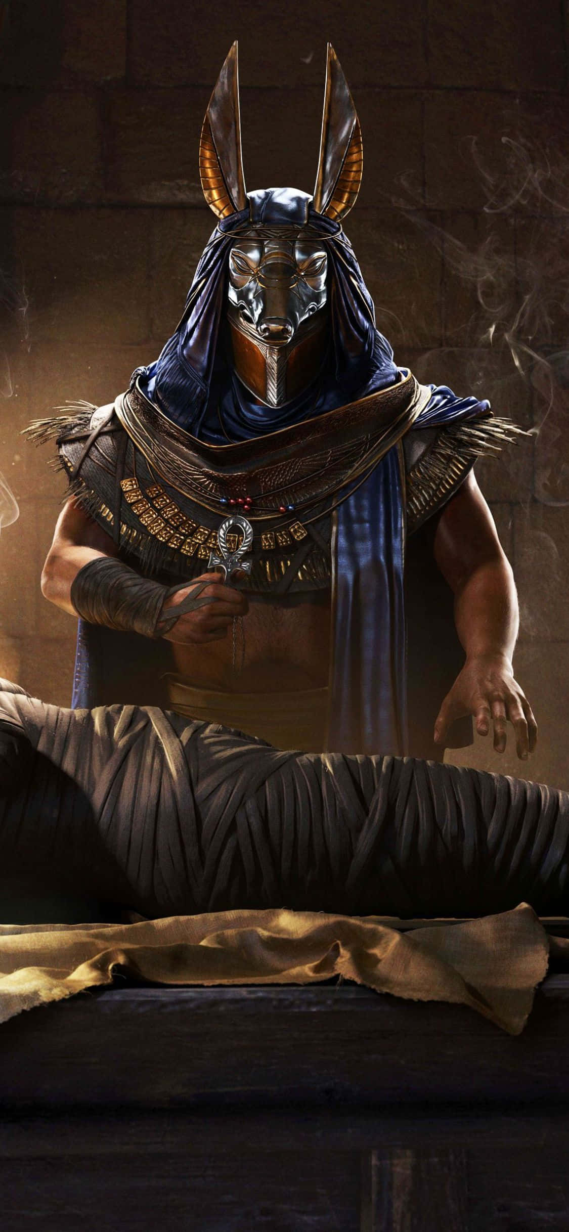 Phiêu lưu và hành động đang chờ đón với iPhone X và Assassin's Creed Origins. Hình nền