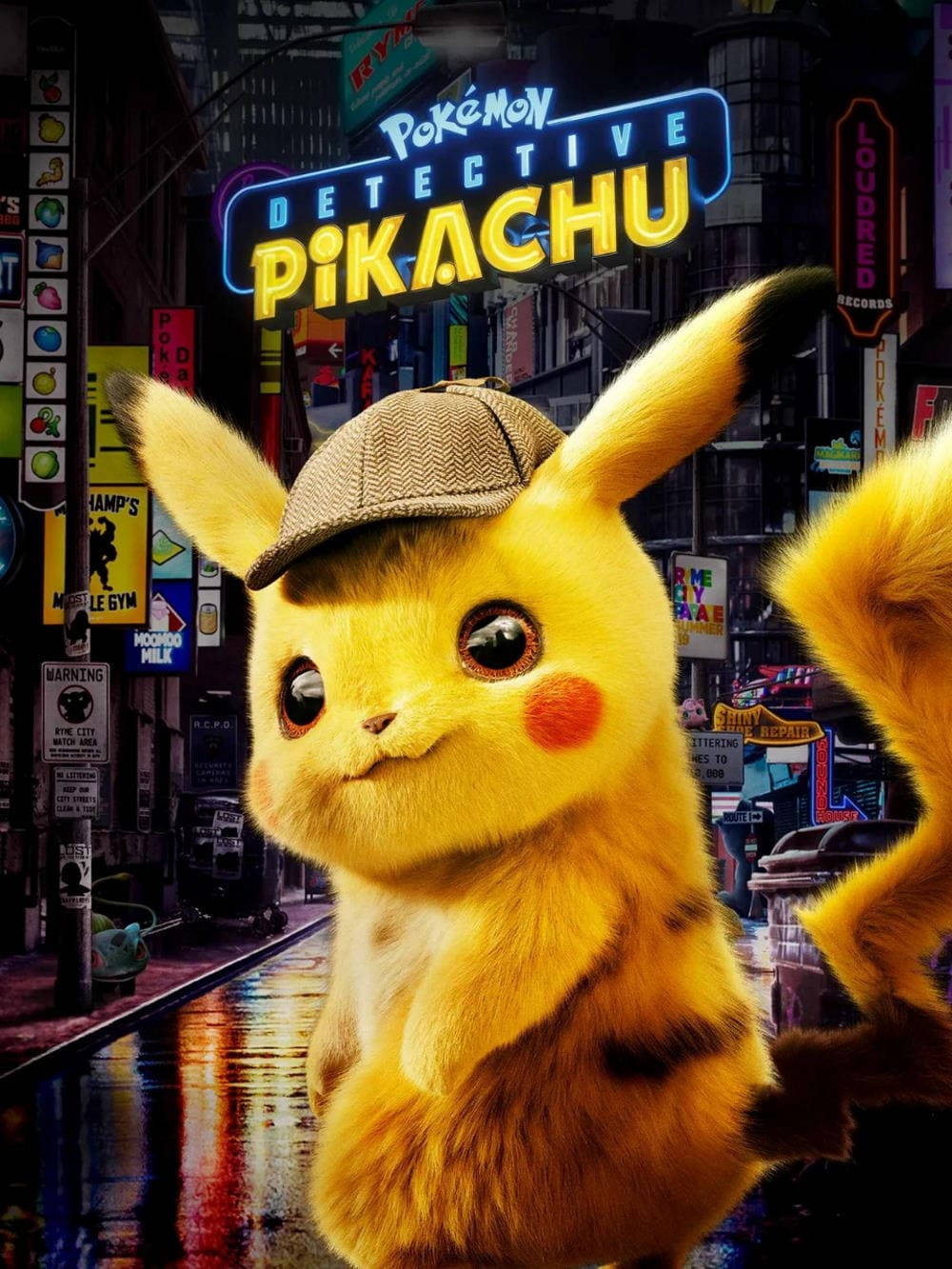 Phim Pokemon Thám Tử Pikachu Poster Đường Phố Hình nền