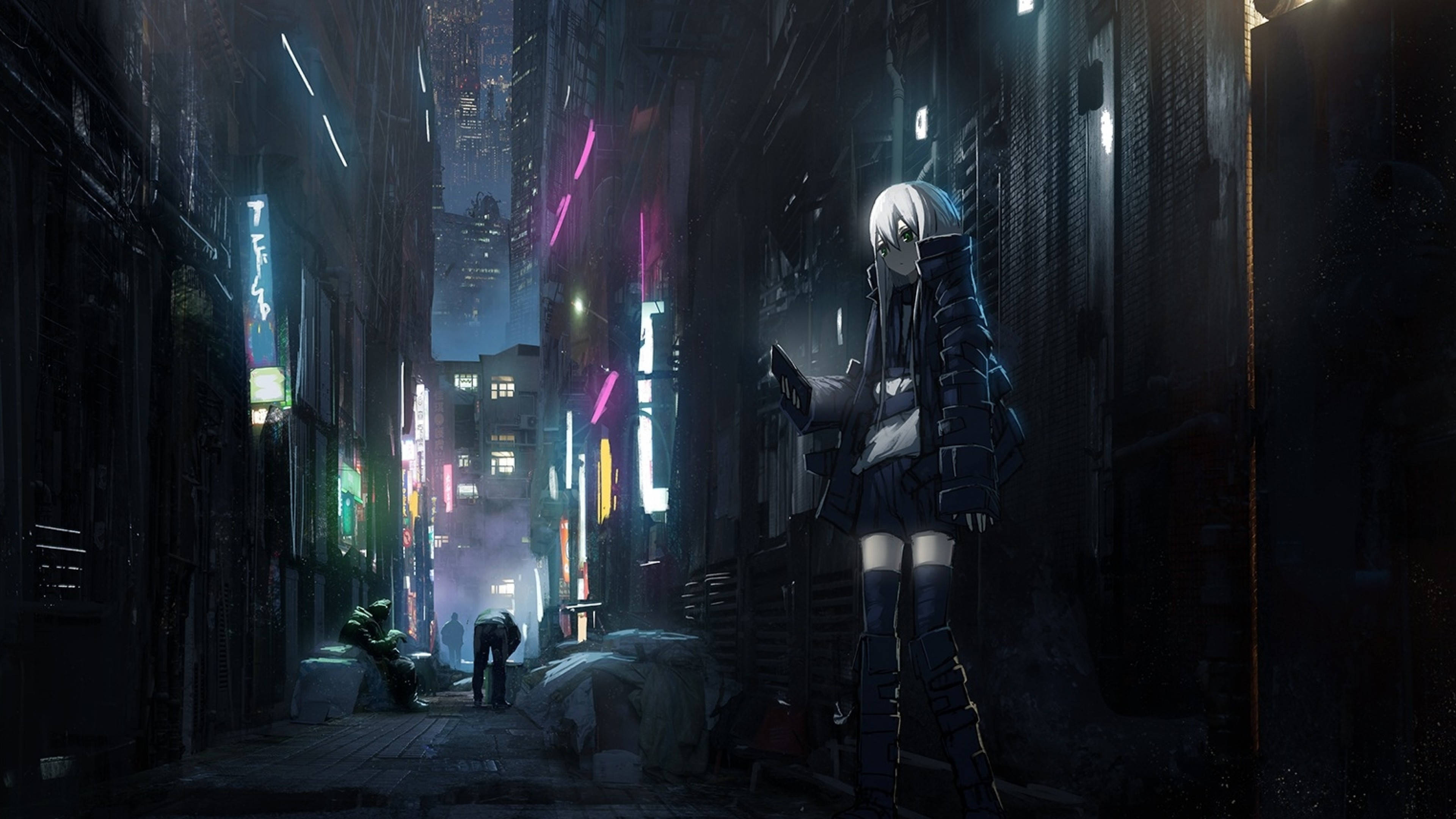 Phố Huyền Bí Trong Anime Hình nền