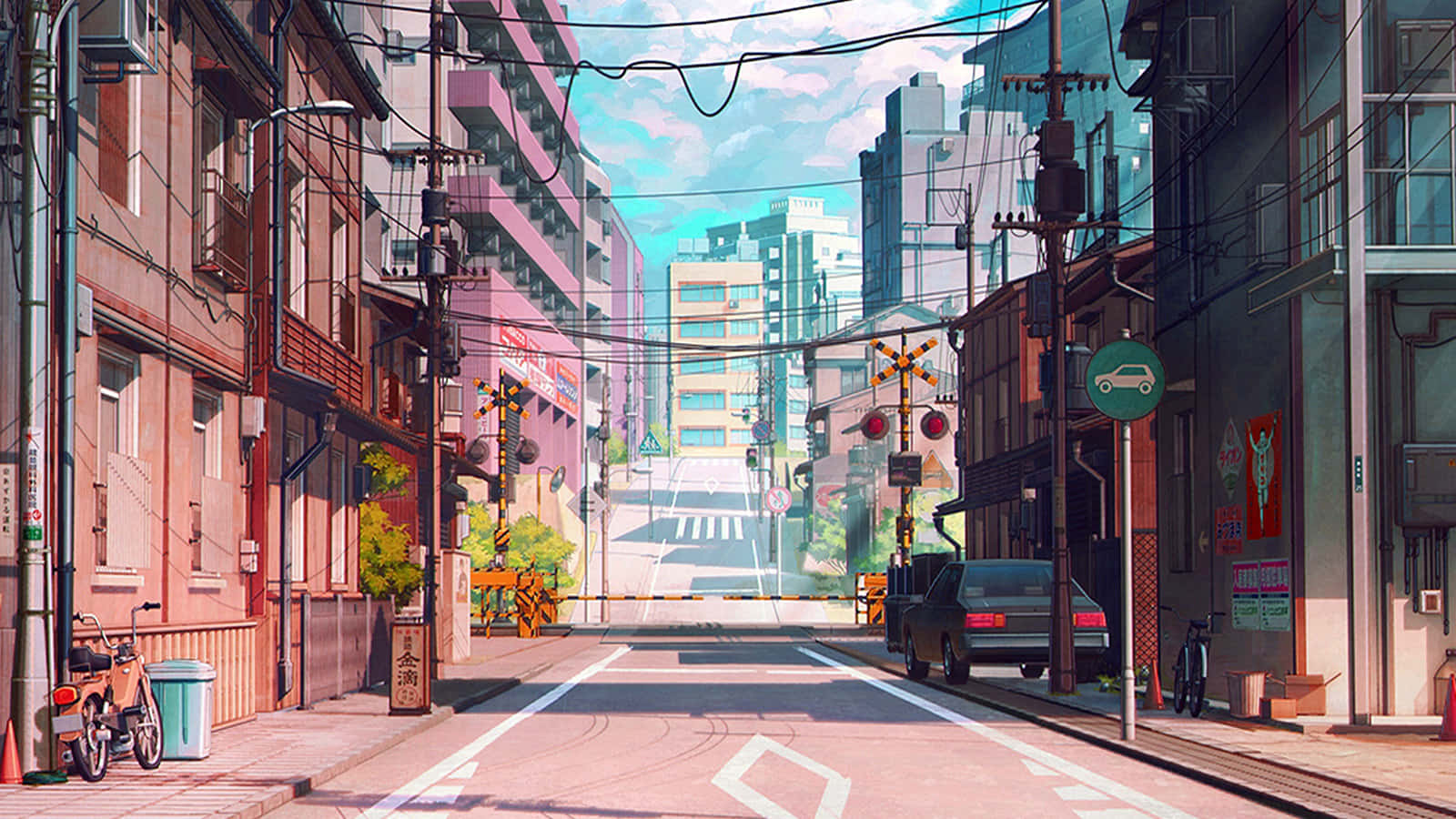 Phố phường Nhật Bản trong Anime