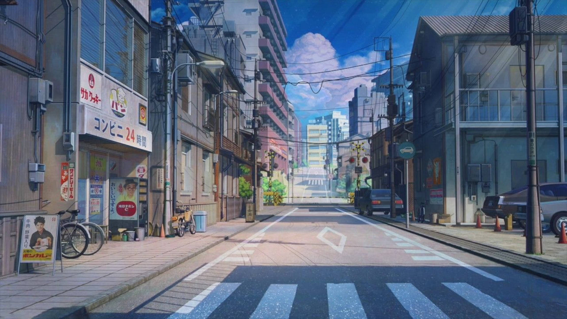 Phố Tokyo Nhật Bản Anime Lo Fi Hình nền