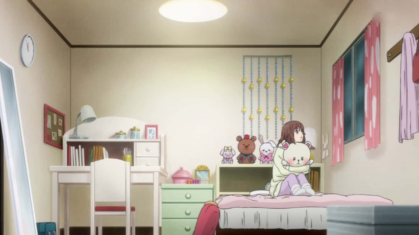 Phòng Anime Ấm Cúng và Thời Thượng Hình nền