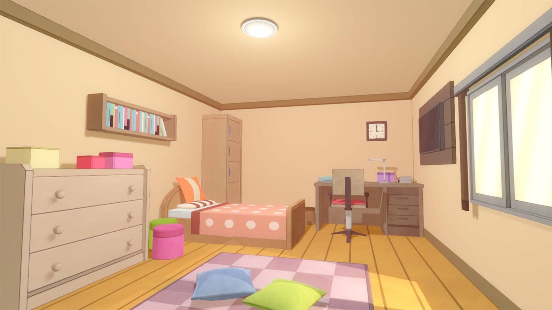 Phòng Anime Tuyệt Đẹp Hình nền