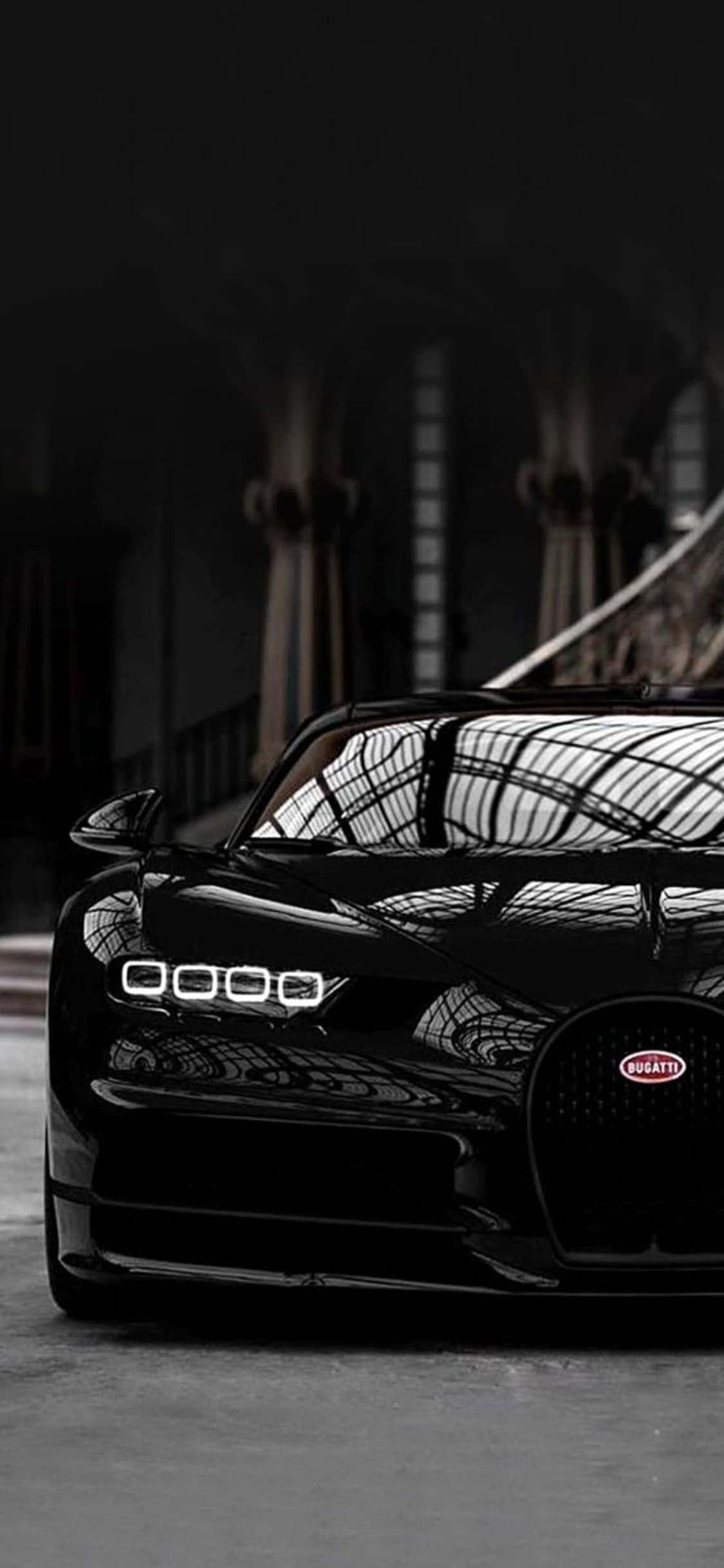 Phong cách cổ điển Bugatti trên iPhone XS Hình nền