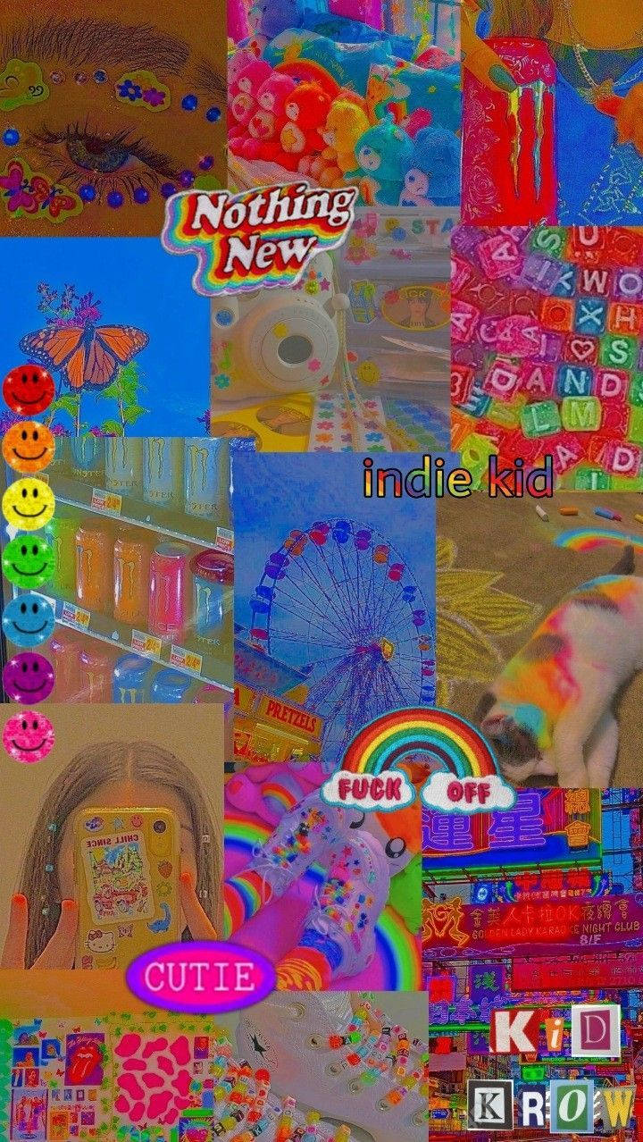 Phong cách Indie Kid Dễ thương Trừu tượng Hình nền