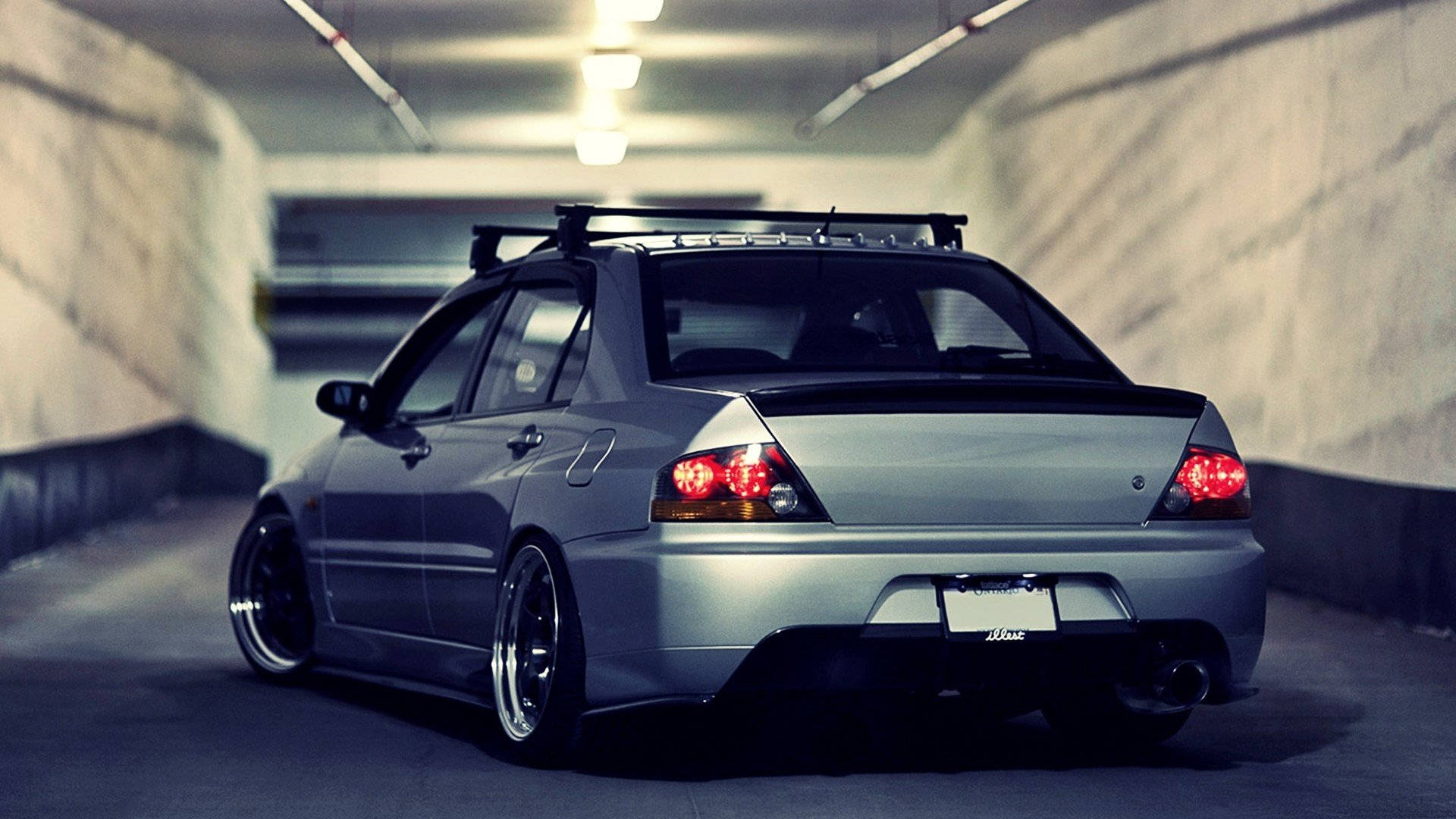 Phong cách JDM Mitsubishi Lancer Hình nền