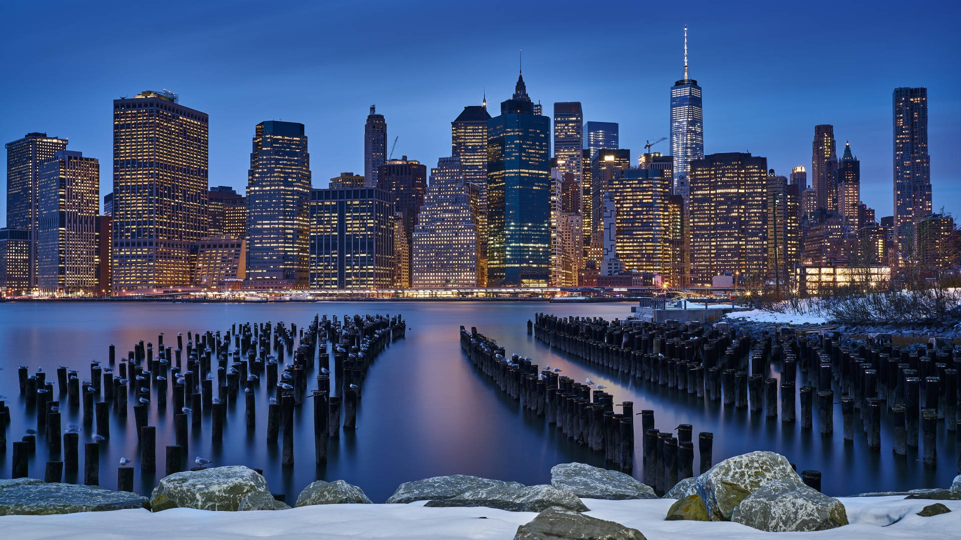 Phong cách mùa đông New York Hình nền