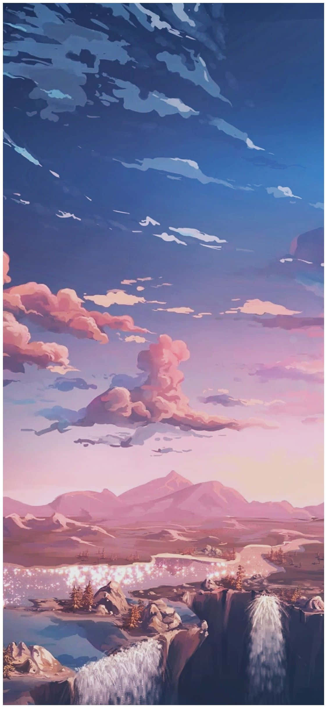 Phong Cảnh Anime Thanh Bình Hình nền